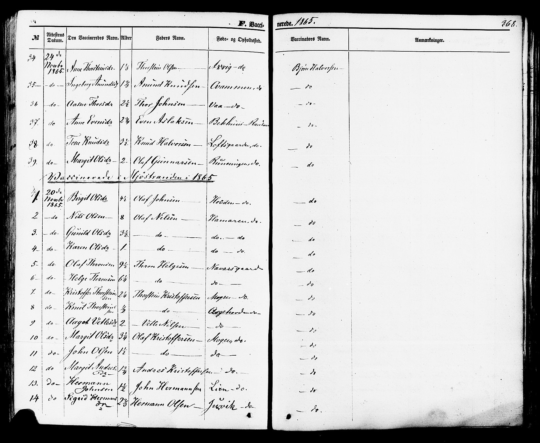 Rauland kirkebøker, SAKO/A-292/F/Fa/L0003: Parish register (official) no. 3, 1859-1886, p. 368