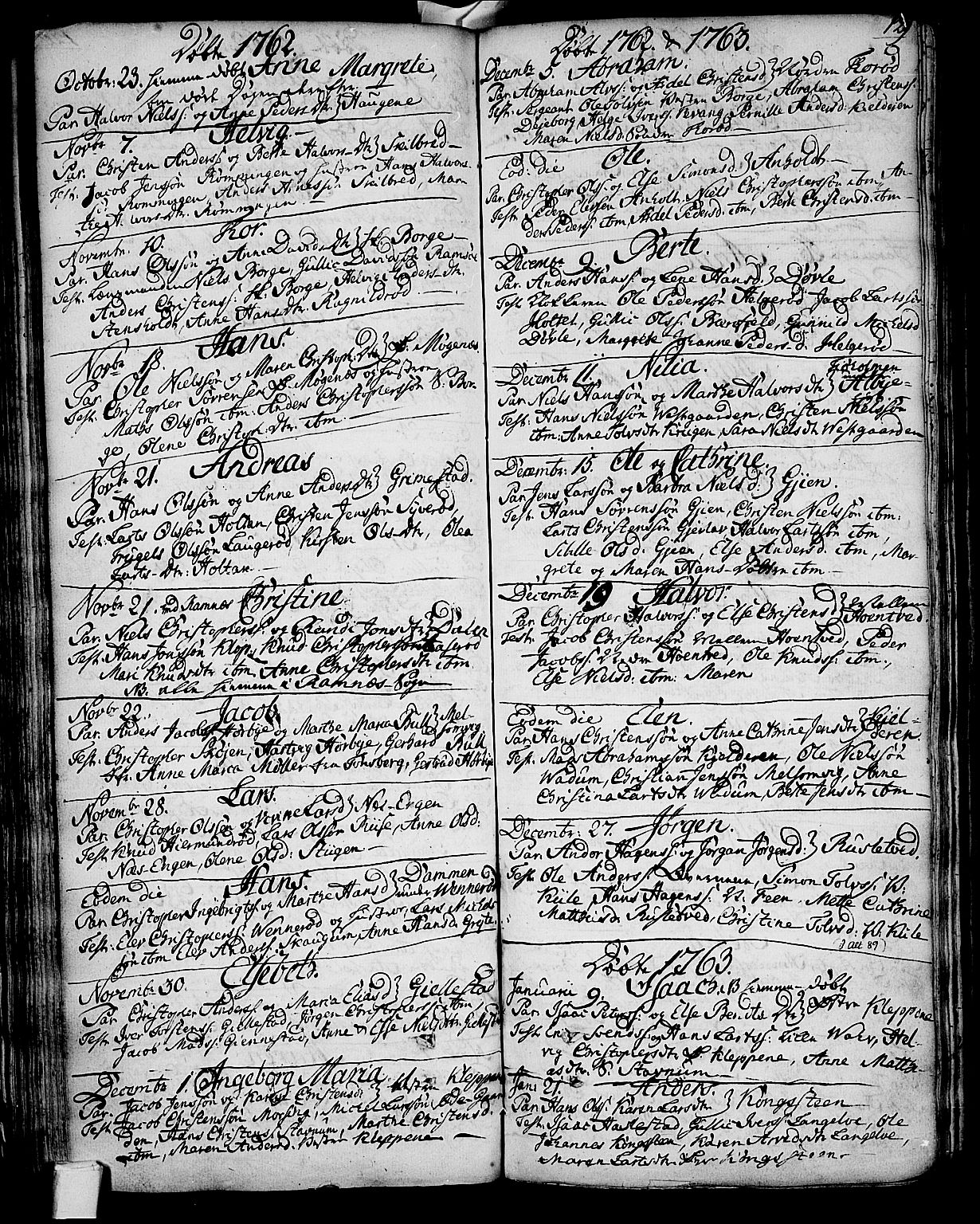 Stokke kirkebøker, SAKO/A-320/F/Fa/L0002: Parish register (official) no. I 2, 1732-1770, p. 129