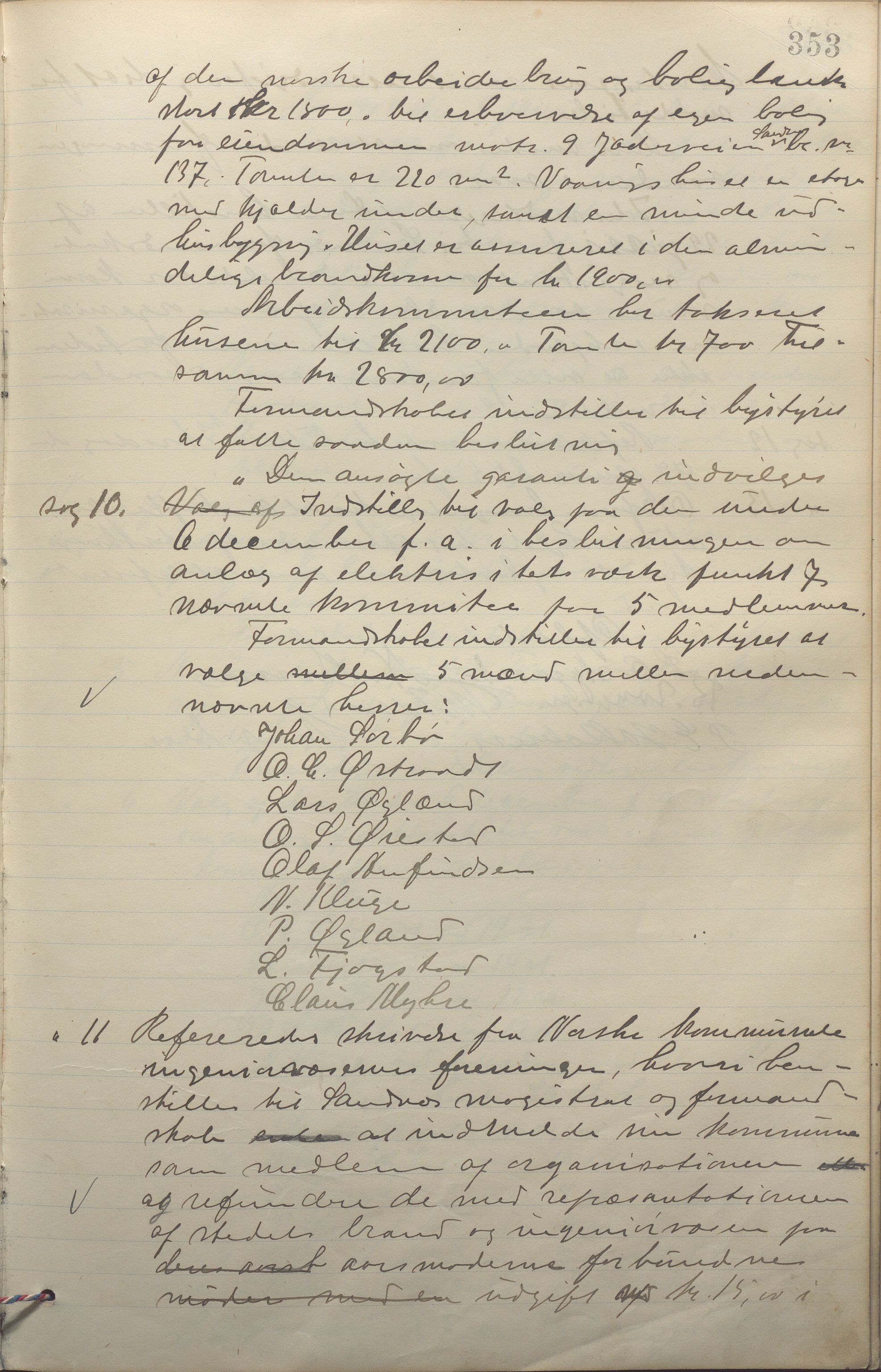 Sandnes kommune - Formannskapet og Bystyret, IKAR/K-100188/Aa/L0006: Møtebok, 1902-1909, p. 353