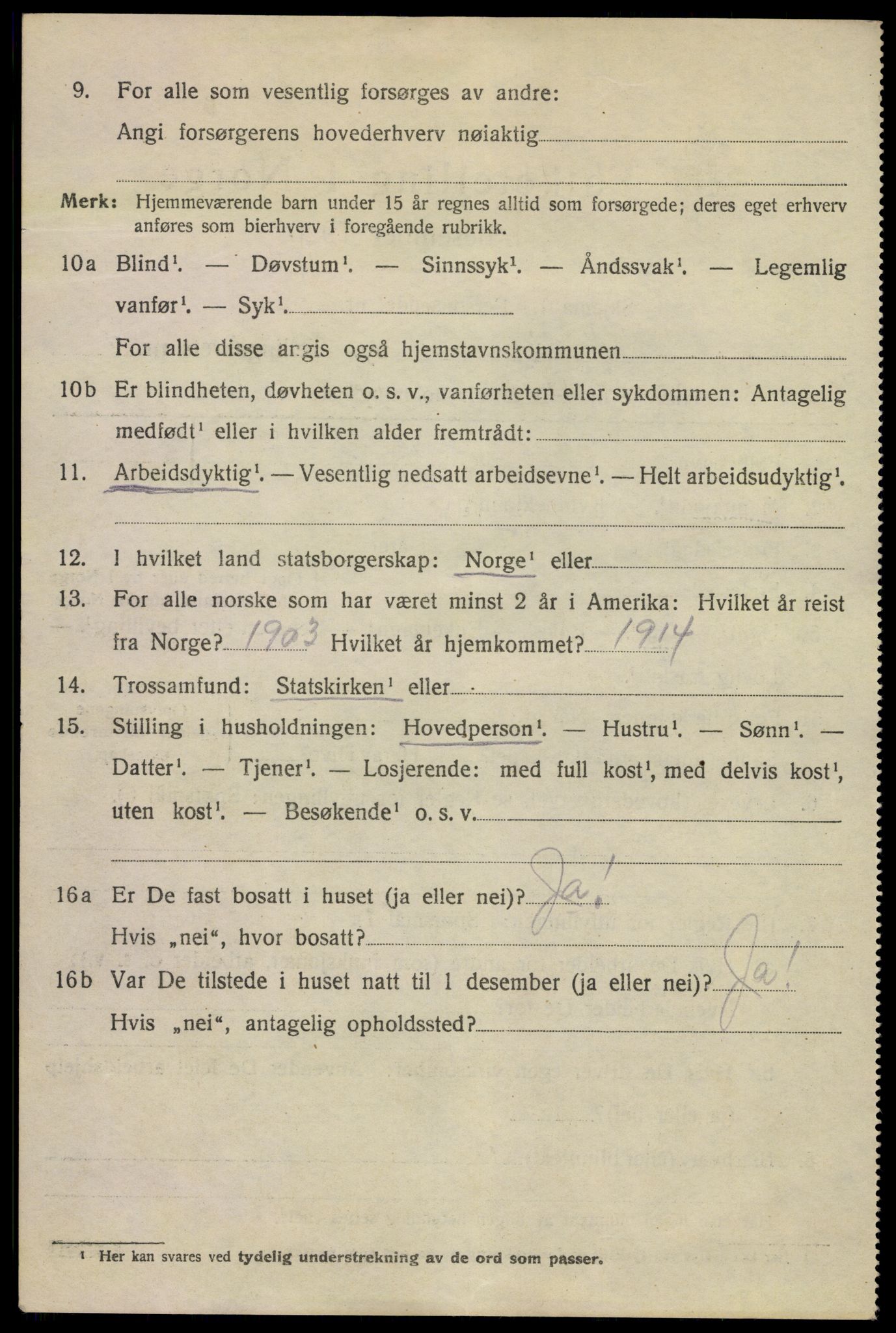 SAKO, 1920 census for Kragerø, 1920, p. 13014