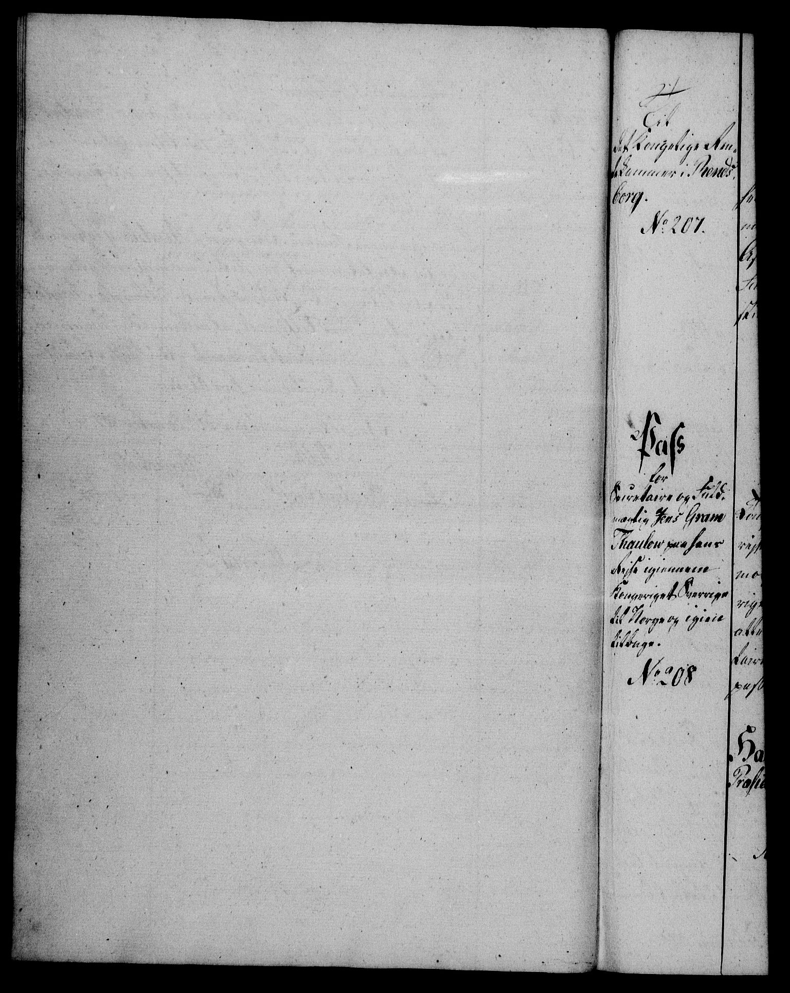 Rentekammeret, Kammerkanselliet, RA/EA-3111/G/Gg/Gga/L0019: Norsk ekspedisjonsprotokoll med register (merket RK 53.19), 1807-1810, p. 122
