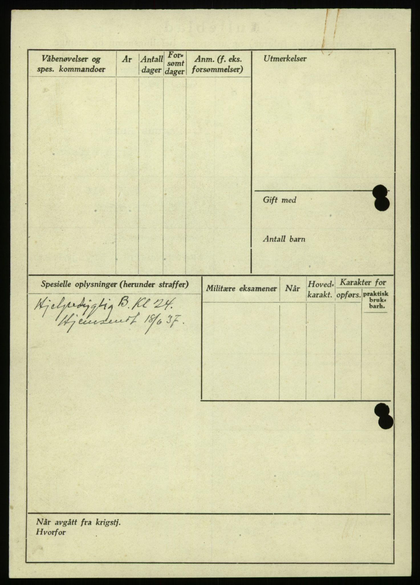 Forsvaret, Troms infanteriregiment nr. 16, AV/RA-RAFA-3146/P/Pa/L0021: Rulleblad for regimentets menige mannskaper, årsklasse 1937, 1937, p. 84