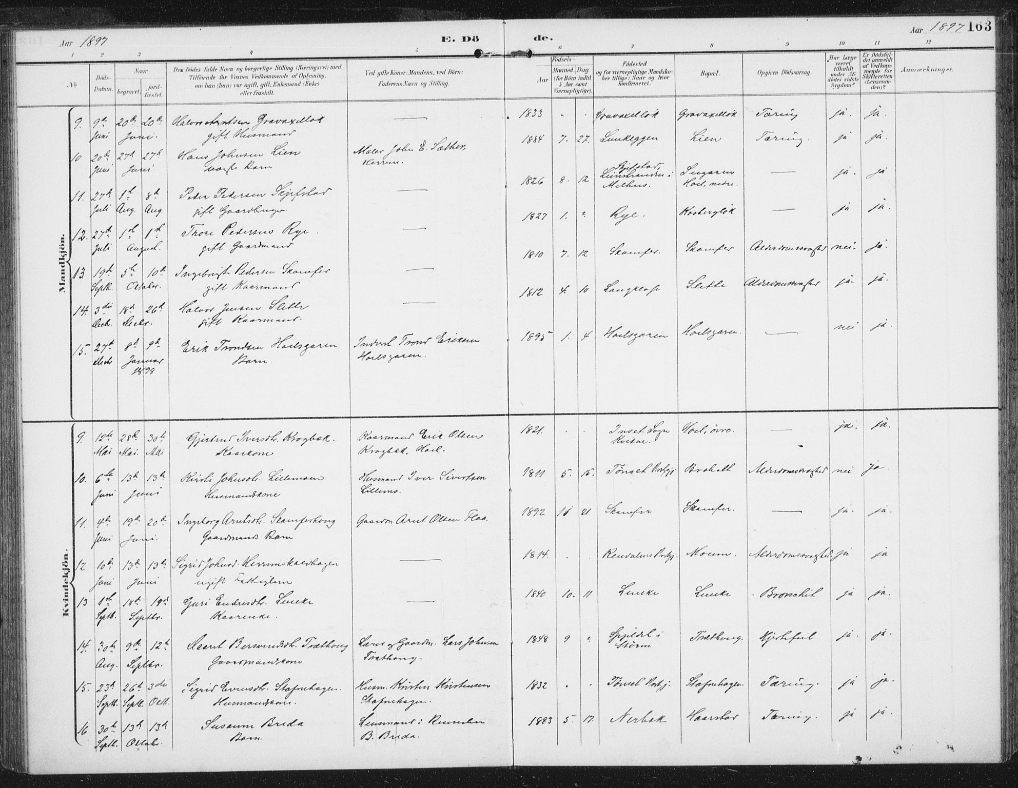 Ministerialprotokoller, klokkerbøker og fødselsregistre - Sør-Trøndelag, SAT/A-1456/674/L0872: Parish register (official) no. 674A04, 1897-1907, p. 163