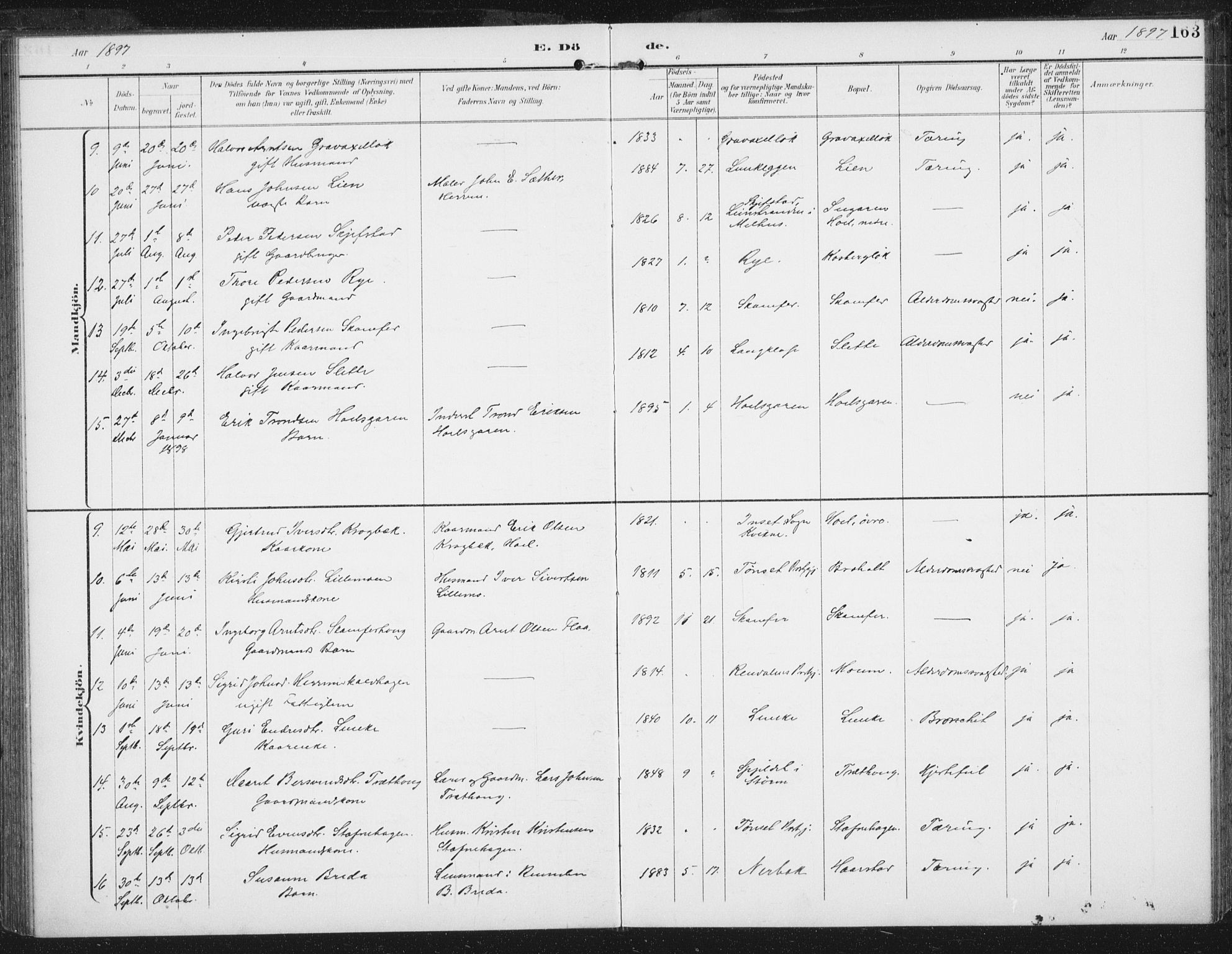 Ministerialprotokoller, klokkerbøker og fødselsregistre - Sør-Trøndelag, AV/SAT-A-1456/674/L0872: Parish register (official) no. 674A04, 1897-1907, p. 163