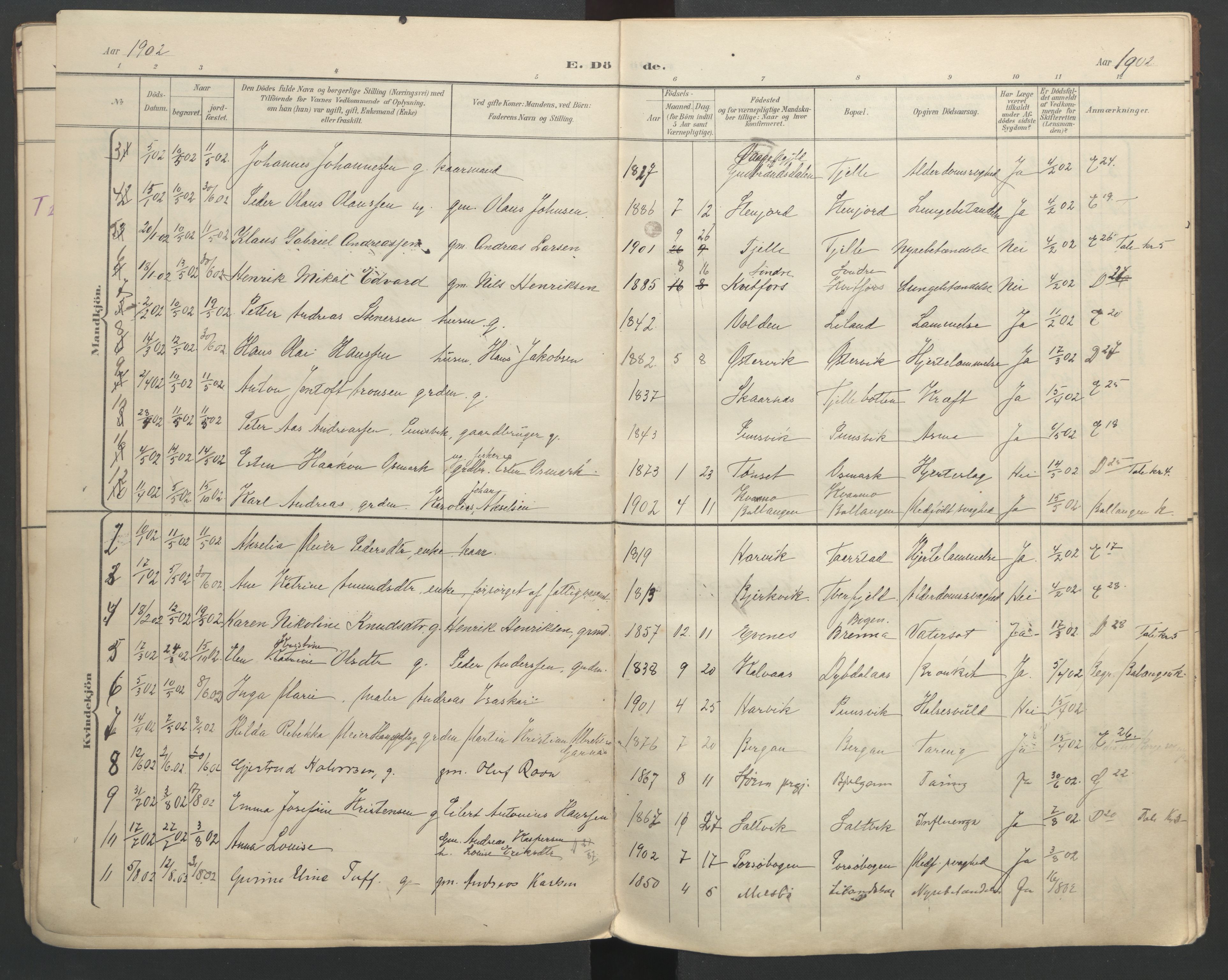 Ministerialprotokoller, klokkerbøker og fødselsregistre - Nordland, AV/SAT-A-1459/863/L0917: Parish register (copy) no. 863C07, 1898-1907