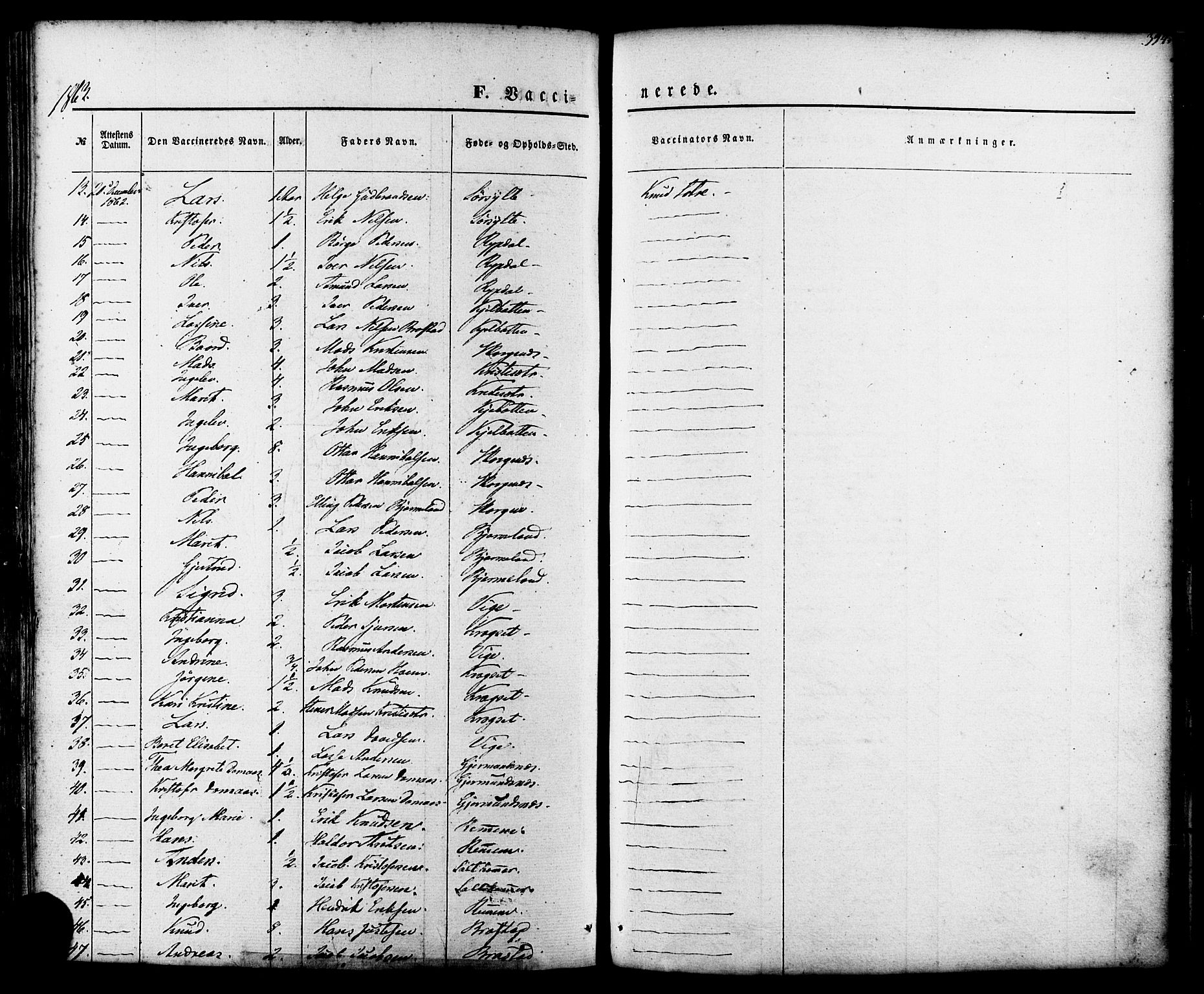 Ministerialprotokoller, klokkerbøker og fødselsregistre - Møre og Romsdal, AV/SAT-A-1454/539/L0529: Parish register (official) no. 539A02, 1848-1872, p. 394