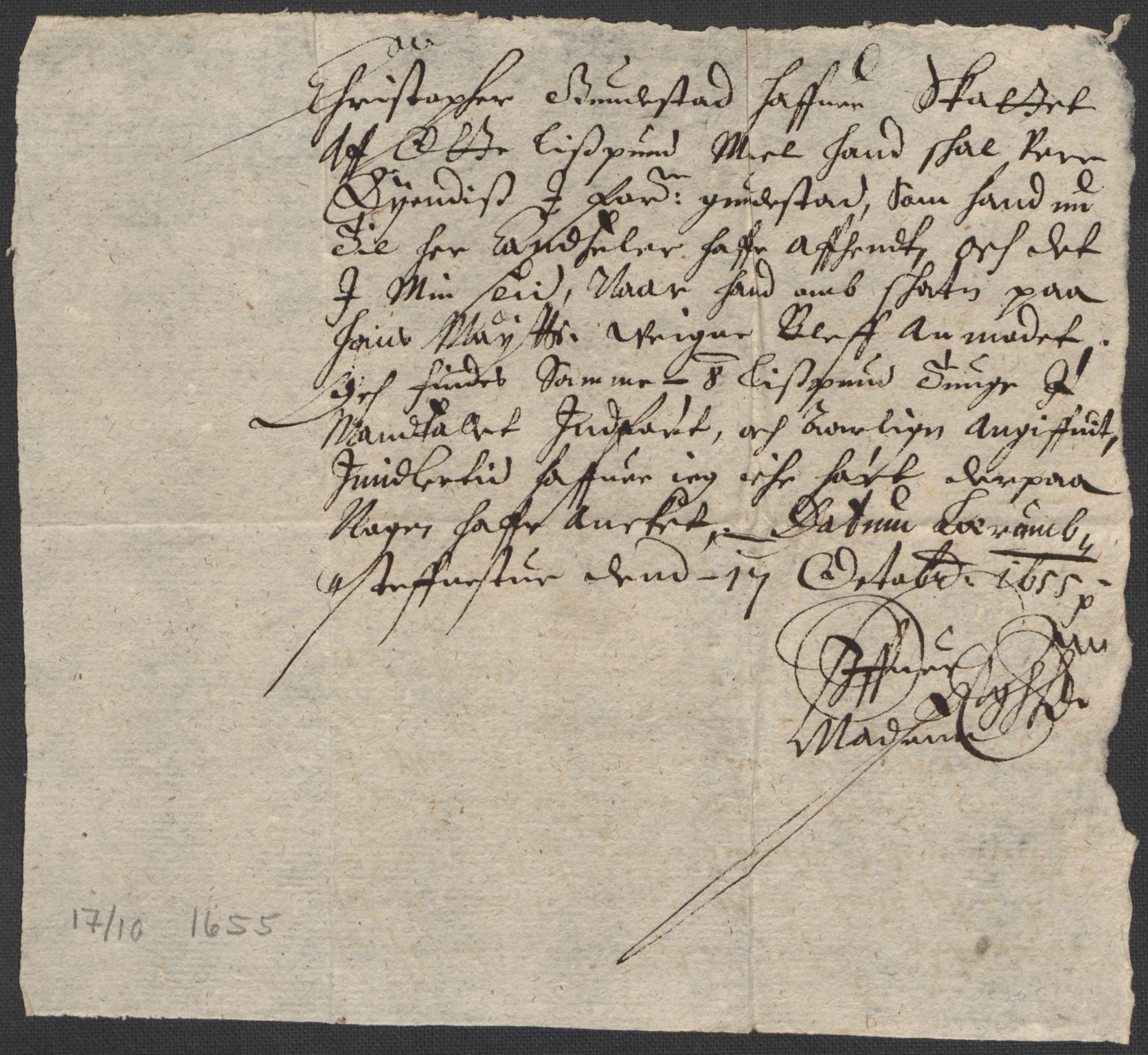 Riksarkivets diplomsamling, AV/RA-EA-5965/F12/L0005: Pk. 7 (II), 1613-1721, p. 57