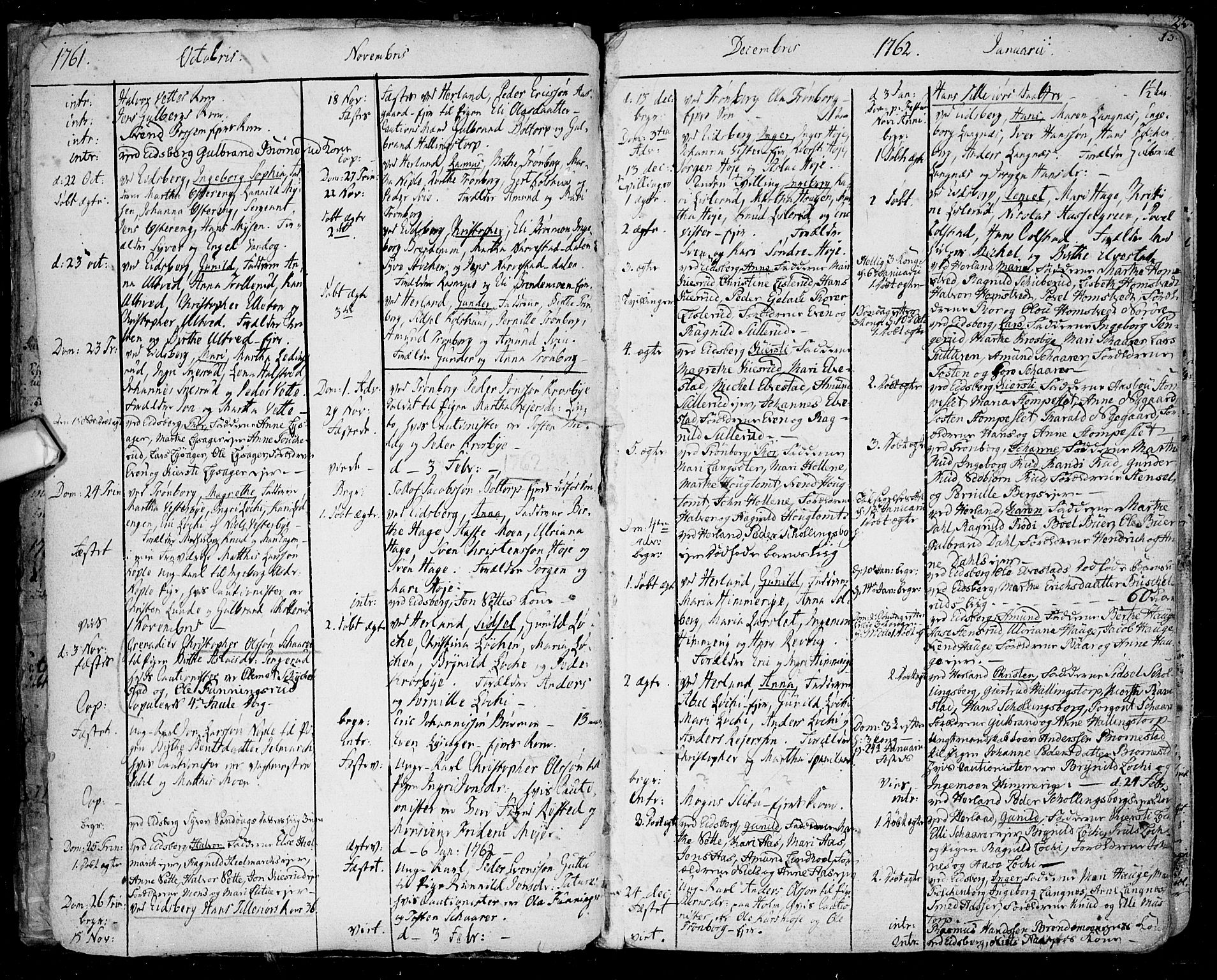 Eidsberg prestekontor Kirkebøker, SAO/A-10905/F/Fa/L0004: Parish register (official) no. I 4, 1759-1788, p. 13