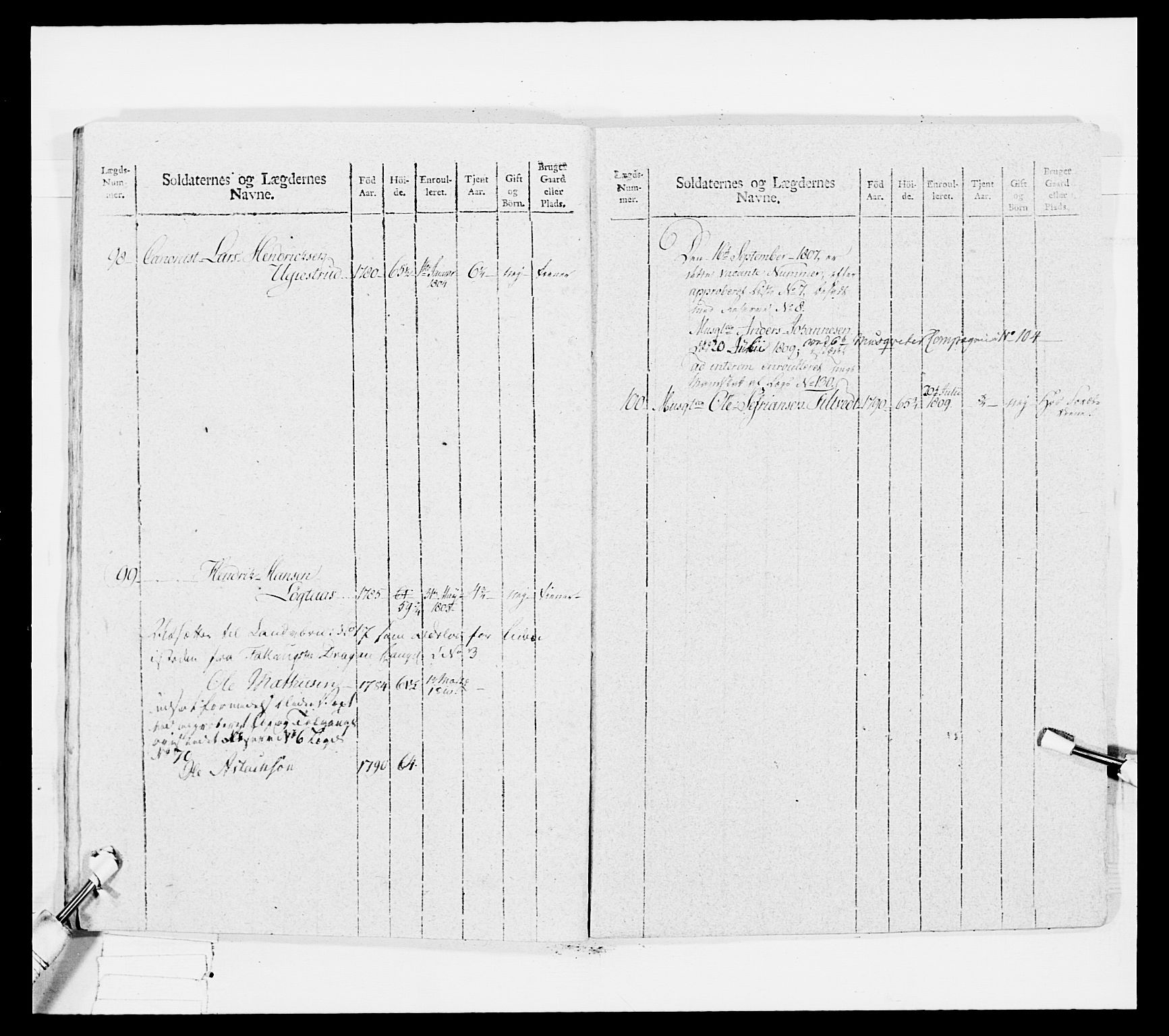 Generalitets- og kommissariatskollegiet, Det kongelige norske kommissariatskollegium, AV/RA-EA-5420/E/Eh/L0034: Nordafjelske gevorbne infanteriregiment, 1810, p. 474