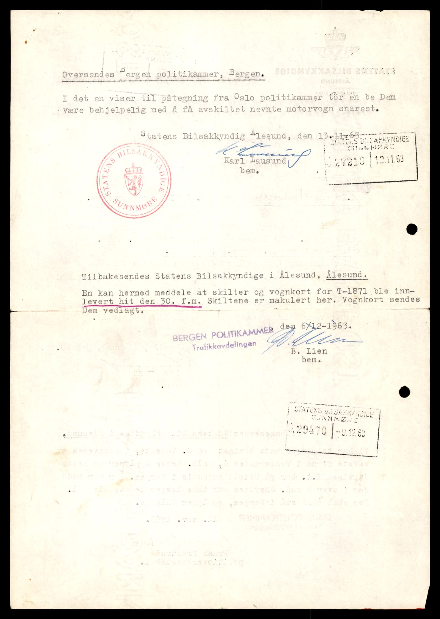 Møre og Romsdal vegkontor - Ålesund trafikkstasjon, AV/SAT-A-4099/F/Fe/L0016: Registreringskort for kjøretøy T 1851 - T 1984, 1927-1998, p. 400