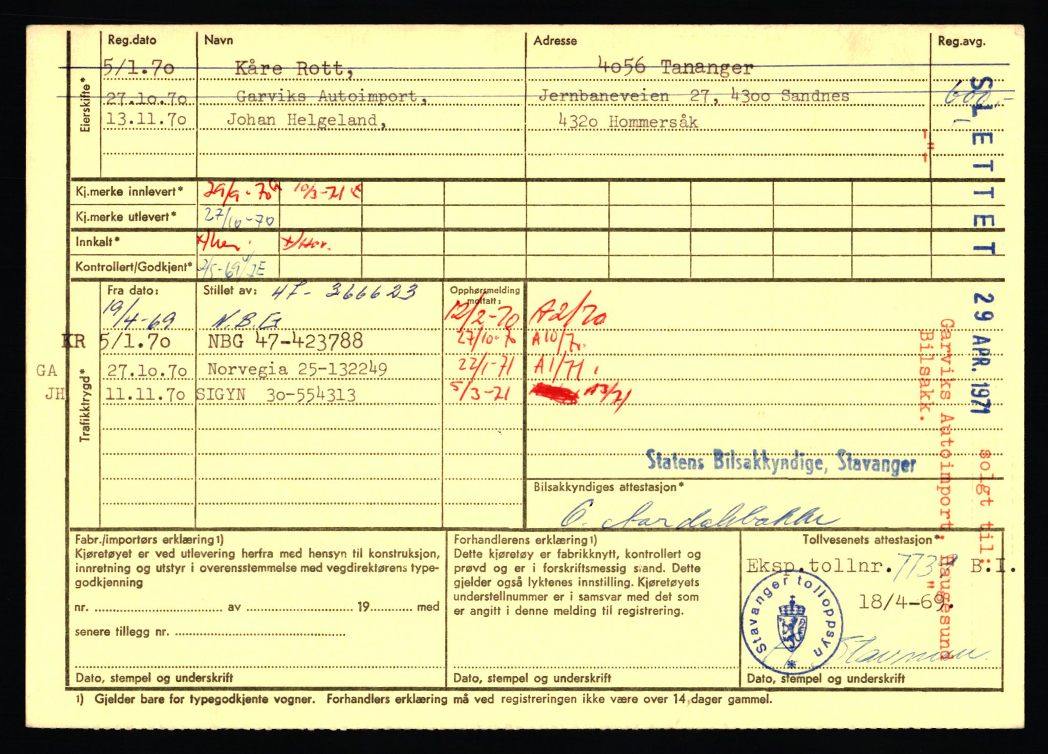 Stavanger trafikkstasjon, AV/SAST-A-101942/0/F/L0078: L-503000 - L-602908, 1930-1971, p. 196