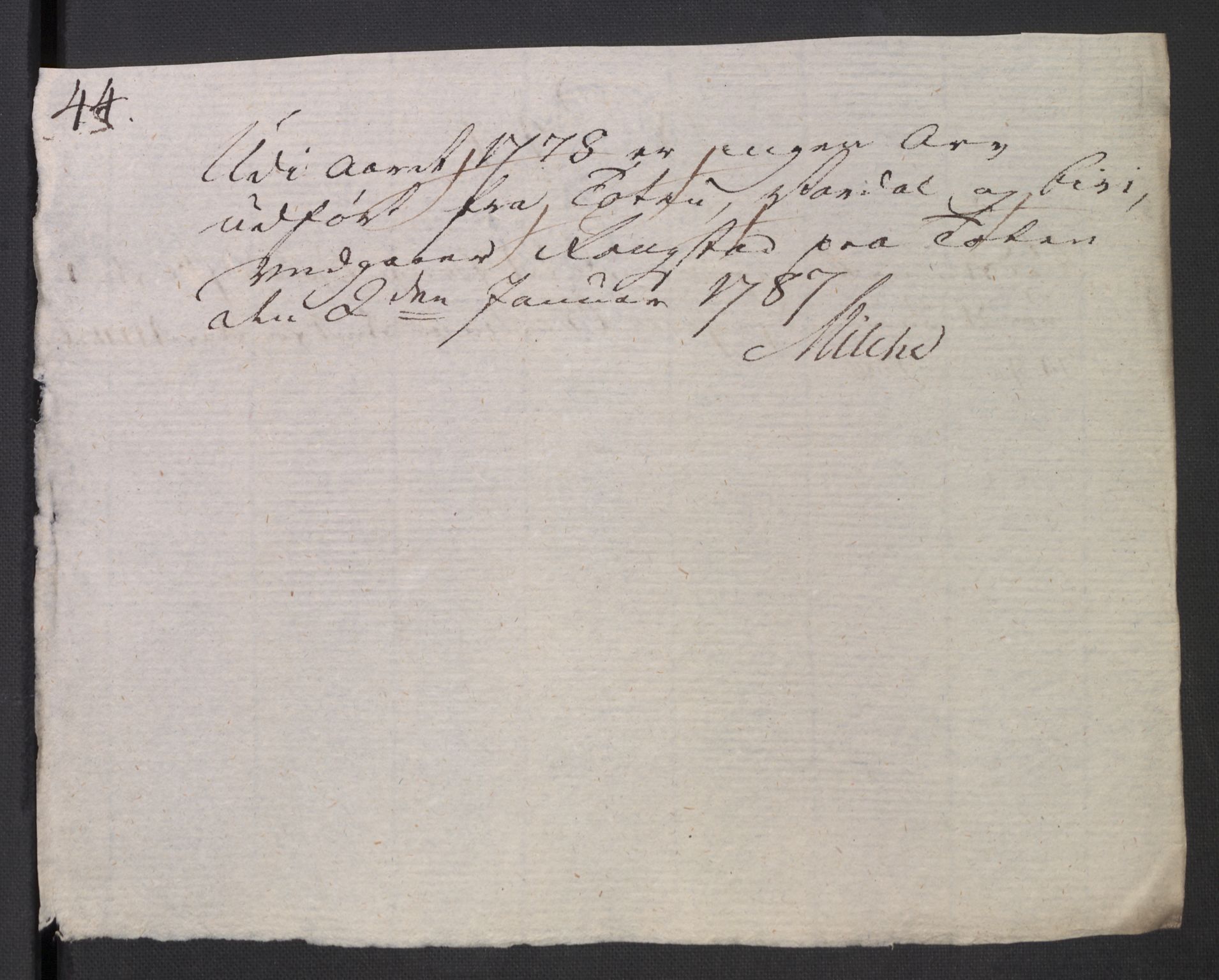 Rentekammeret inntil 1814, Reviderte regnskaper, Mindre regnskaper, AV/RA-EA-4068/Rb/L0014: Opplands amt, 1771-1779, p. 851