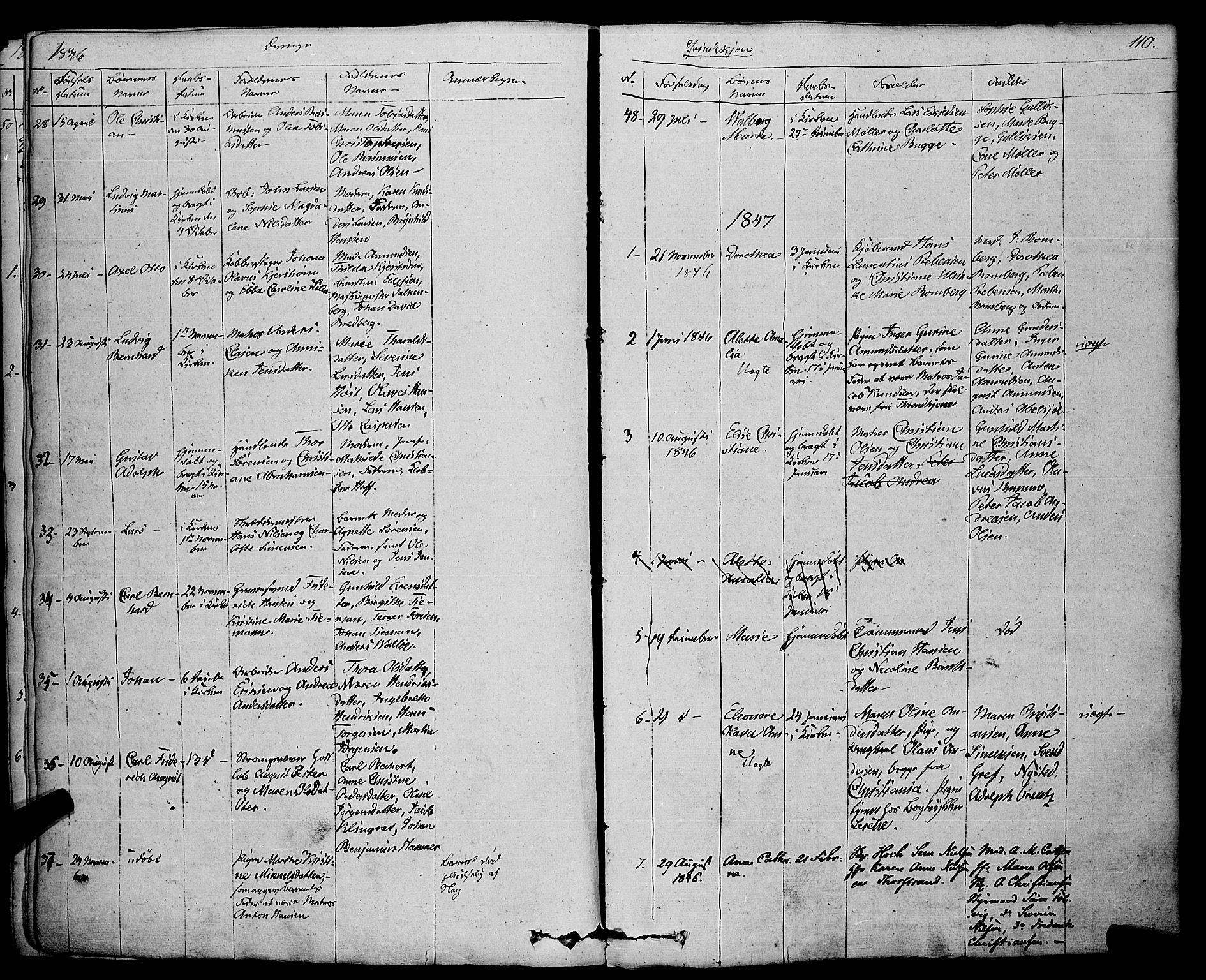 Larvik kirkebøker, SAKO/A-352/F/Fa/L0002: Parish register (official) no. I 2, 1825-1847, p. 110