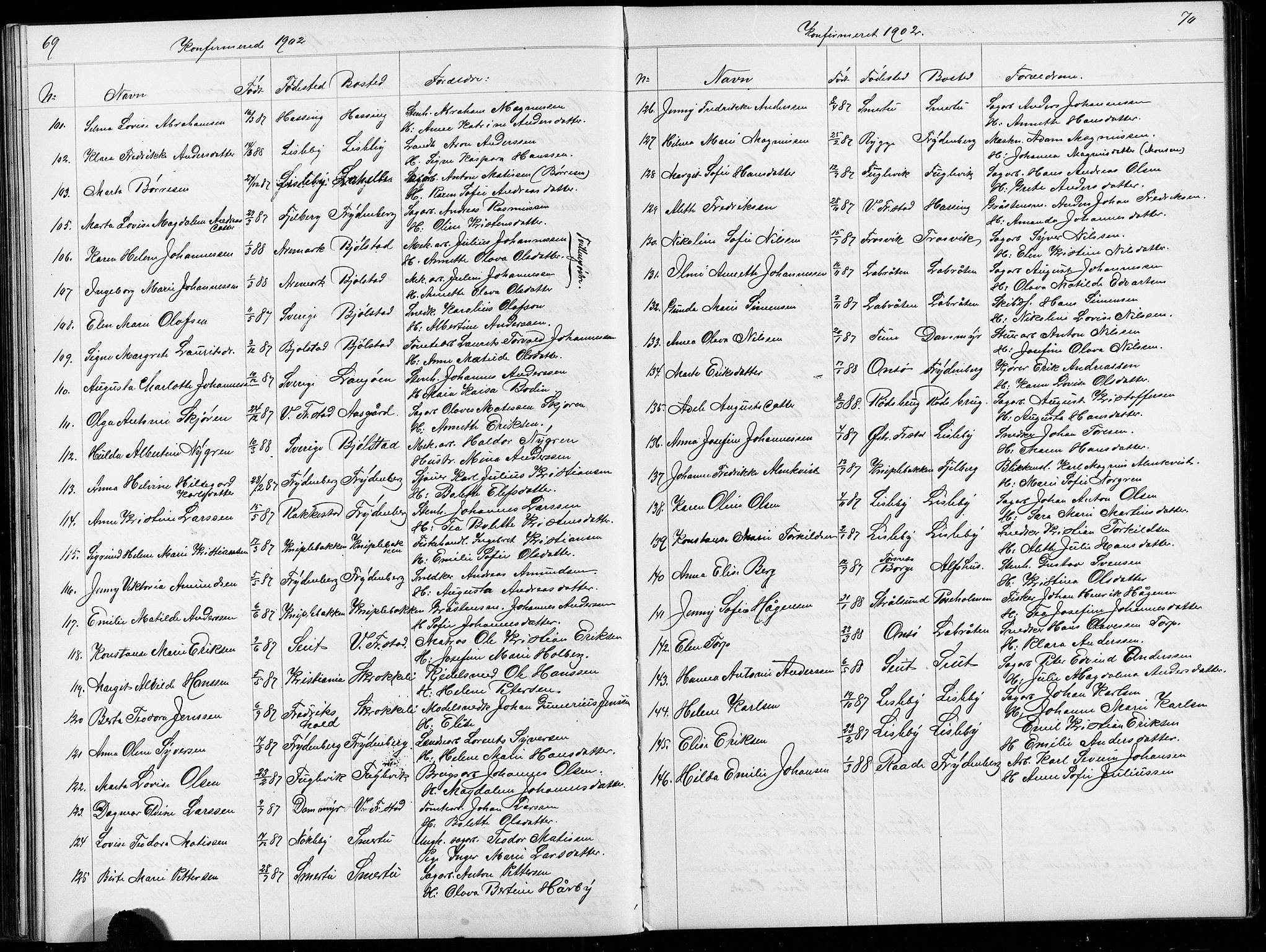 Glemmen prestekontor Kirkebøker, SAO/A-10908/G/Ga/L0006: Parish register (copy) no. 6, 1894-1908, p. 69-70