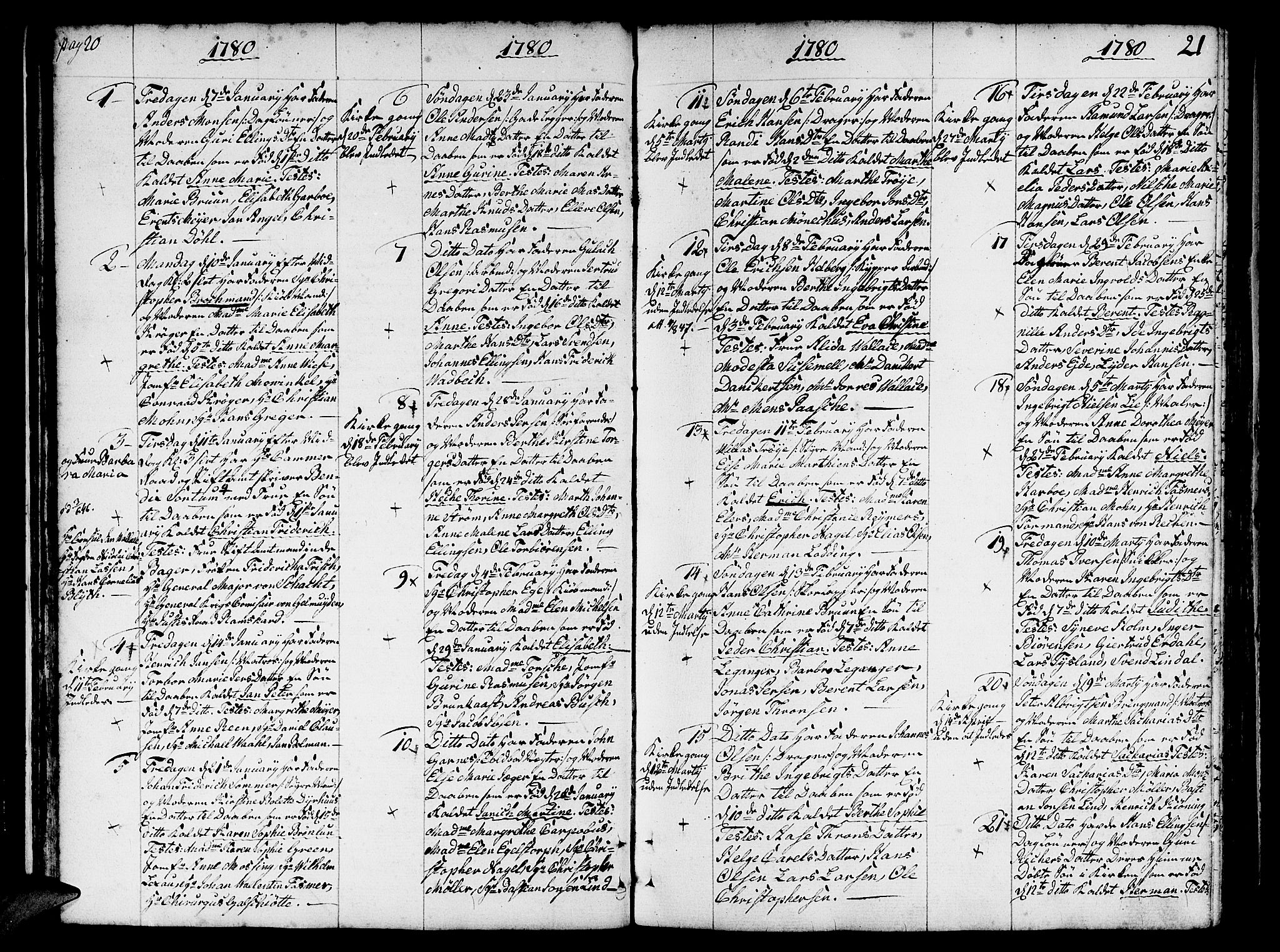 Nykirken Sokneprestembete, SAB/A-77101/H/Haa/L0005: Parish register (official) no. A 5, 1775-1808, p. 21
