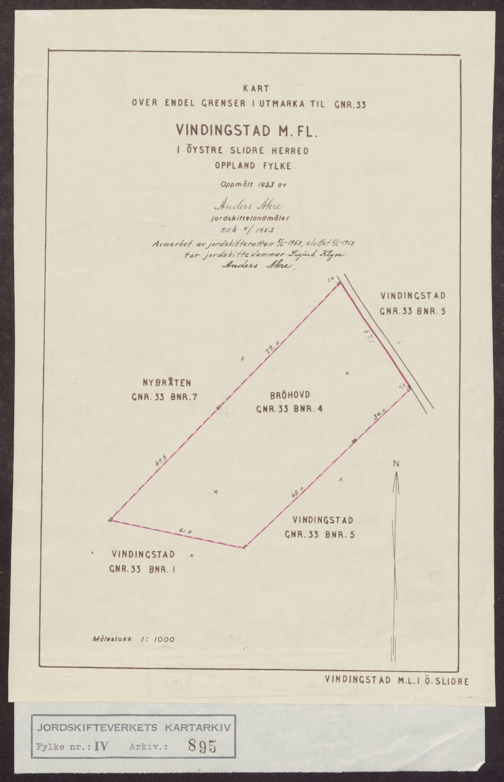 Jordskifteverkets kartarkiv, AV/RA-S-3929/T, 1859-1988, p. 1117