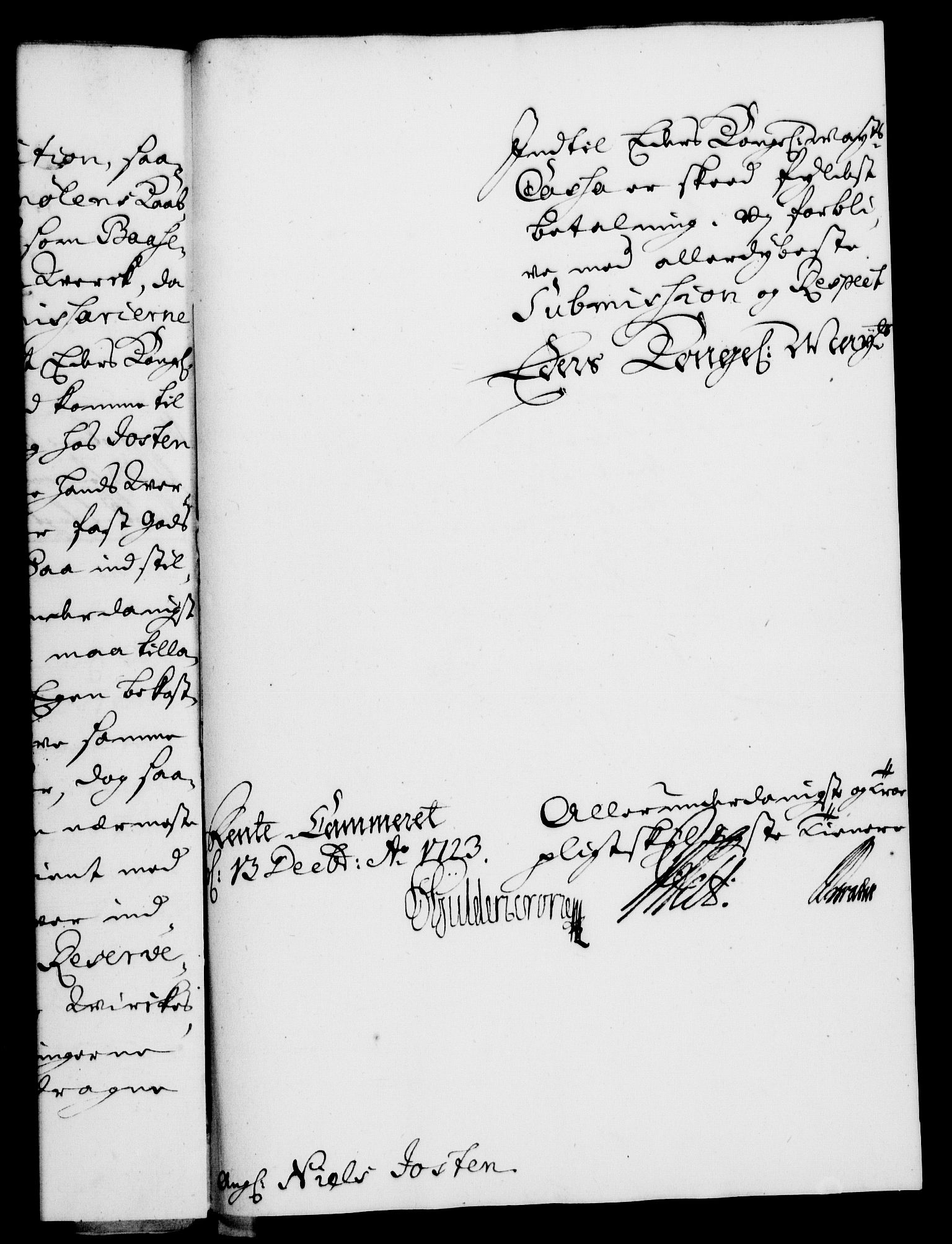 Rentekammeret, Kammerkanselliet, AV/RA-EA-3111/G/Gf/Gfa/L0006: Norsk relasjons- og resolusjonsprotokoll (merket RK 52.6), 1723, p. 1387