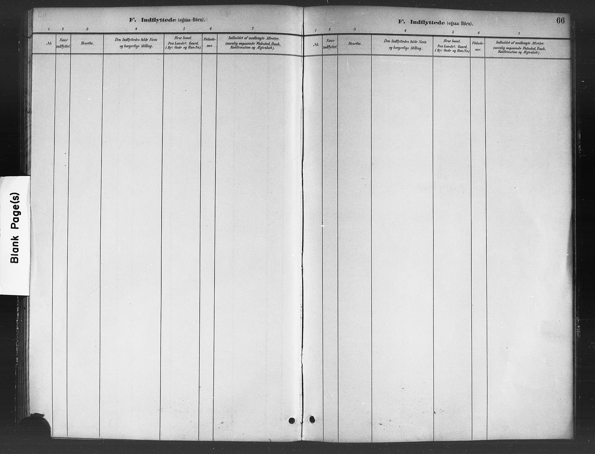 Skjeberg prestekontor Kirkebøker, SAO/A-10923/F/Fc/L0001: Parish register (official) no. III 1, 1886-1897, p. 66