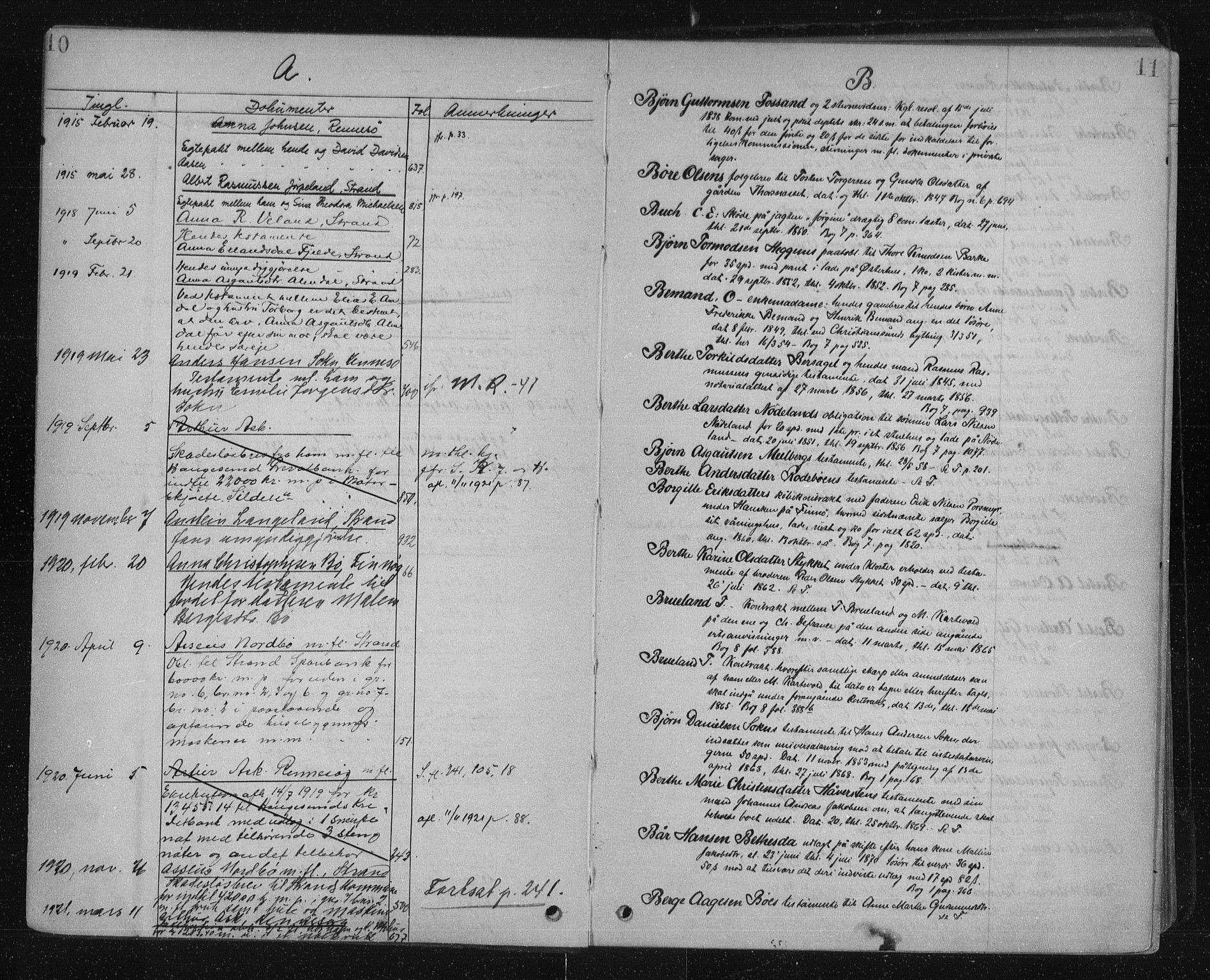 Ryfylke tingrett, SAST/A-100055/001/II/IIA/L0005c: Mortgage register no. II A 5C, 1892, p. 10-11