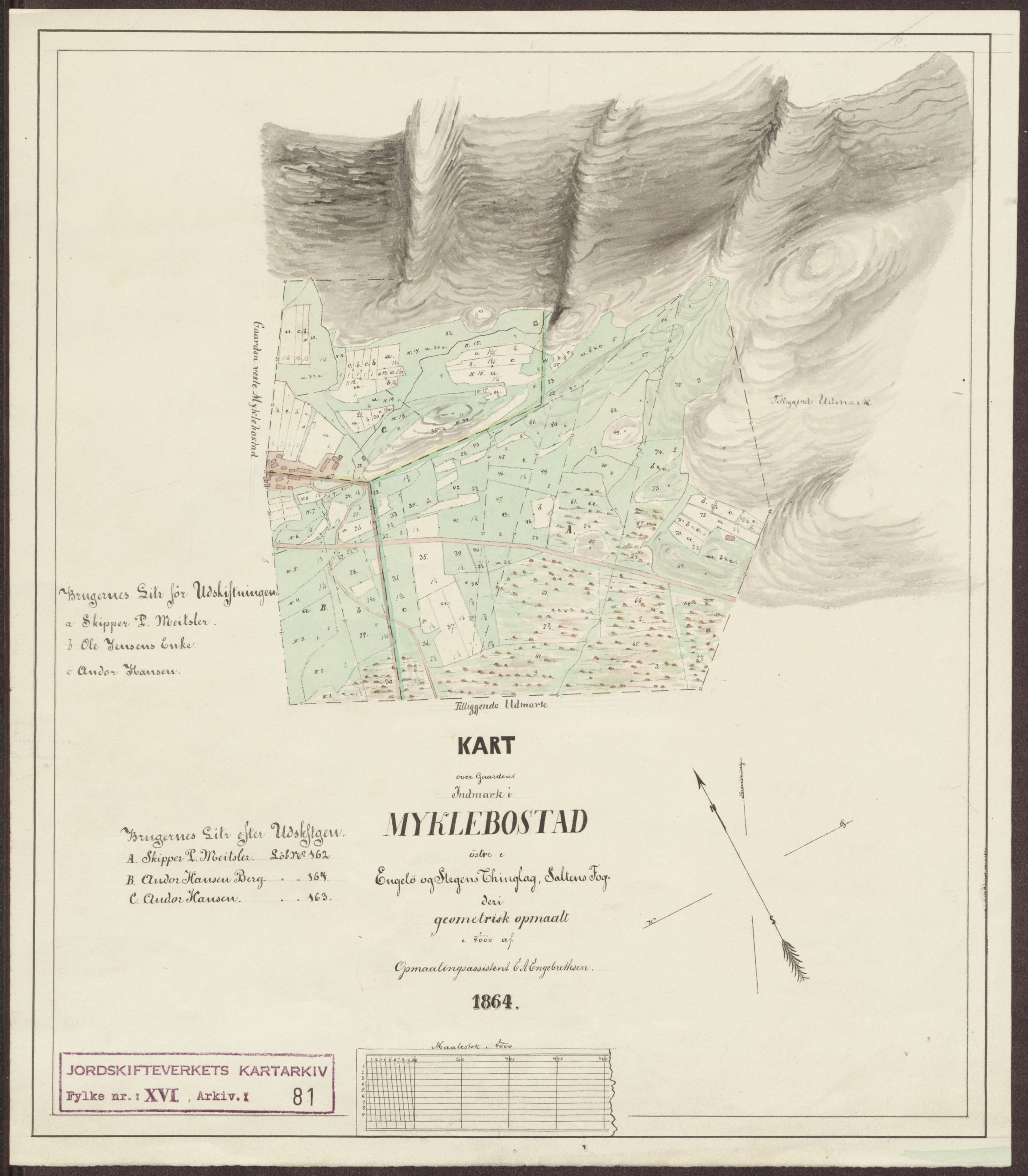 Jordskifteverkets kartarkiv, AV/RA-S-3929/T, 1859-1988, p. 170