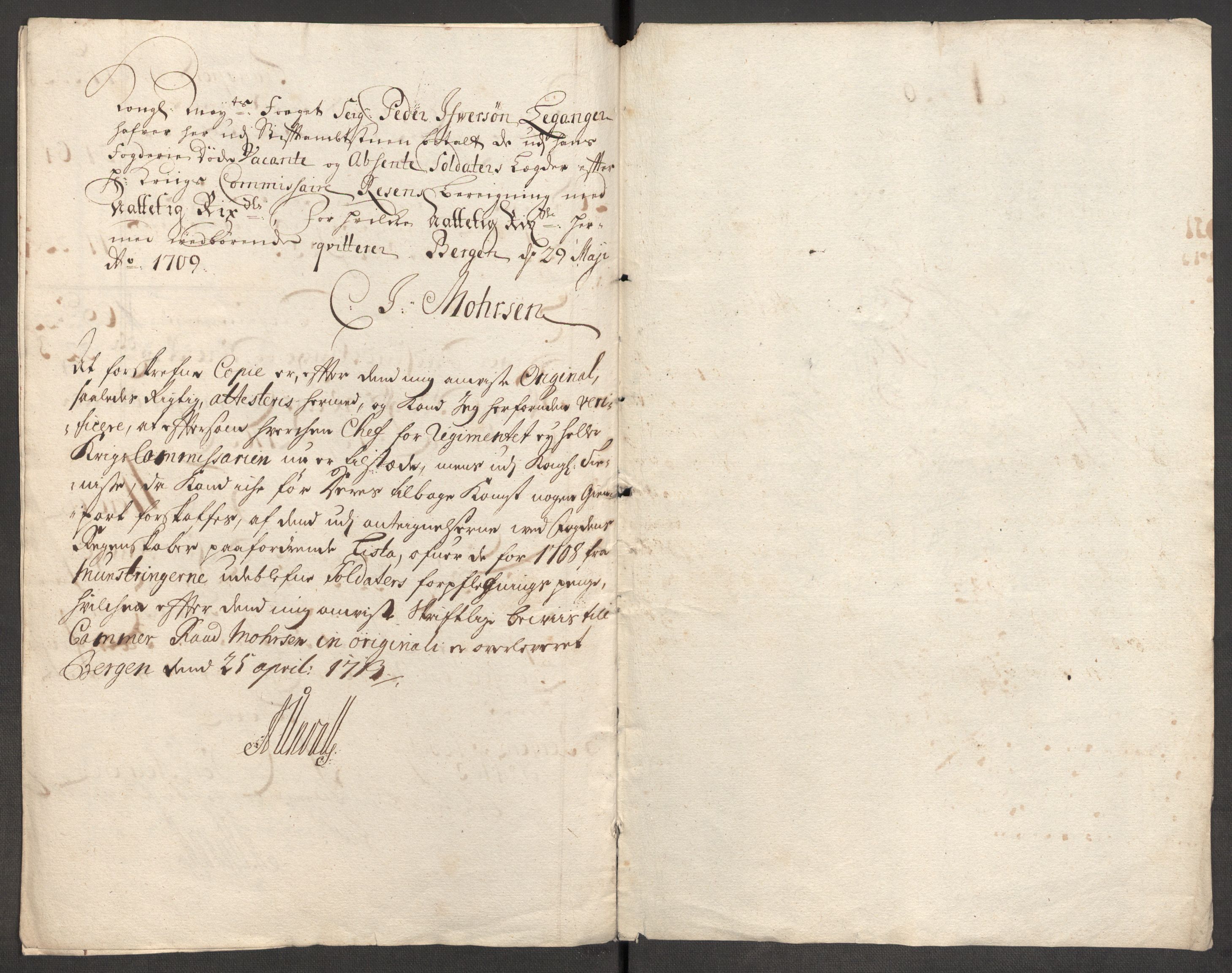 Rentekammeret inntil 1814, Reviderte regnskaper, Fogderegnskap, AV/RA-EA-4092/R52/L3315: Fogderegnskap Sogn, 1708, p. 436