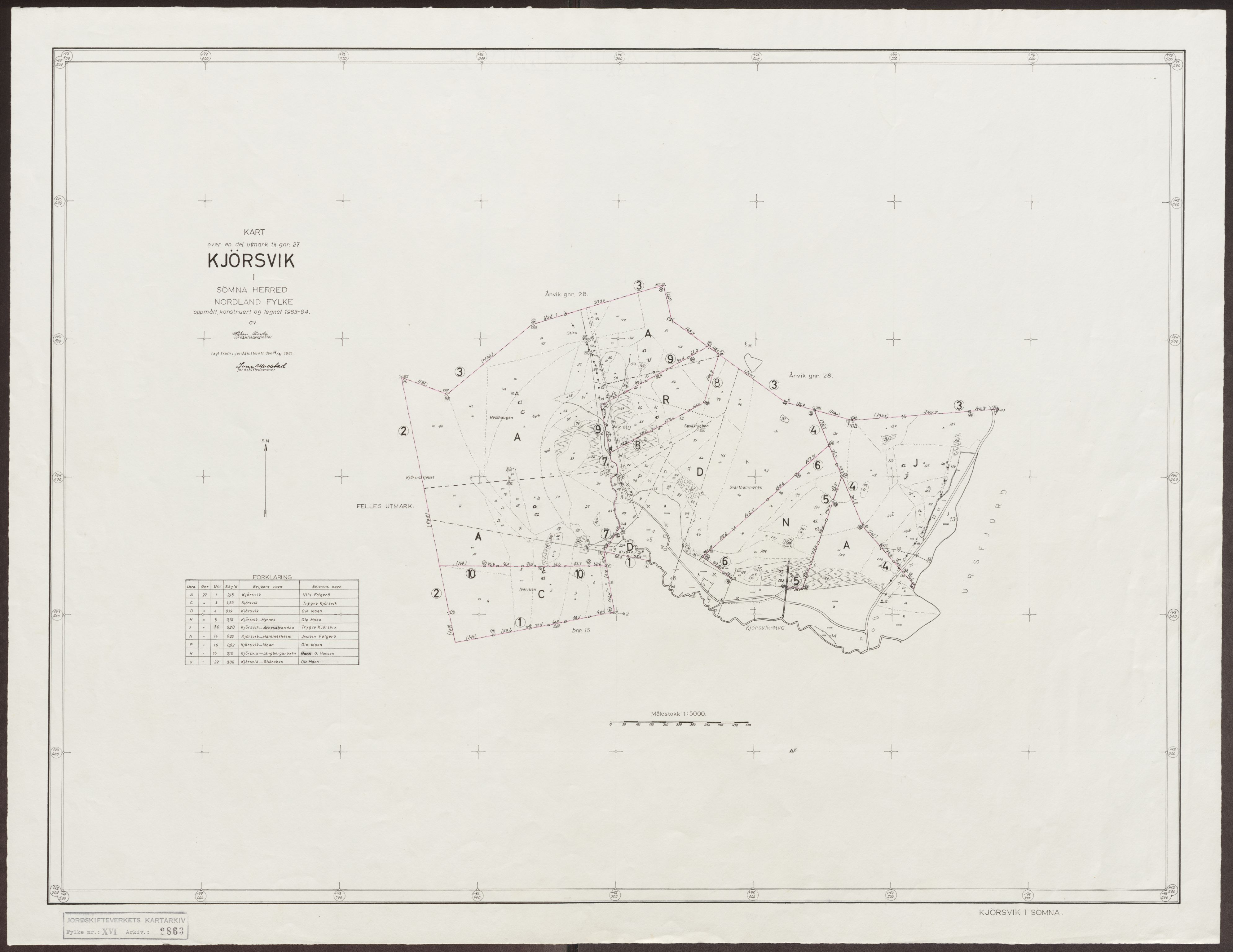 Jordskifteverkets kartarkiv, AV/RA-S-3929/T, 1859-1988, p. 3709