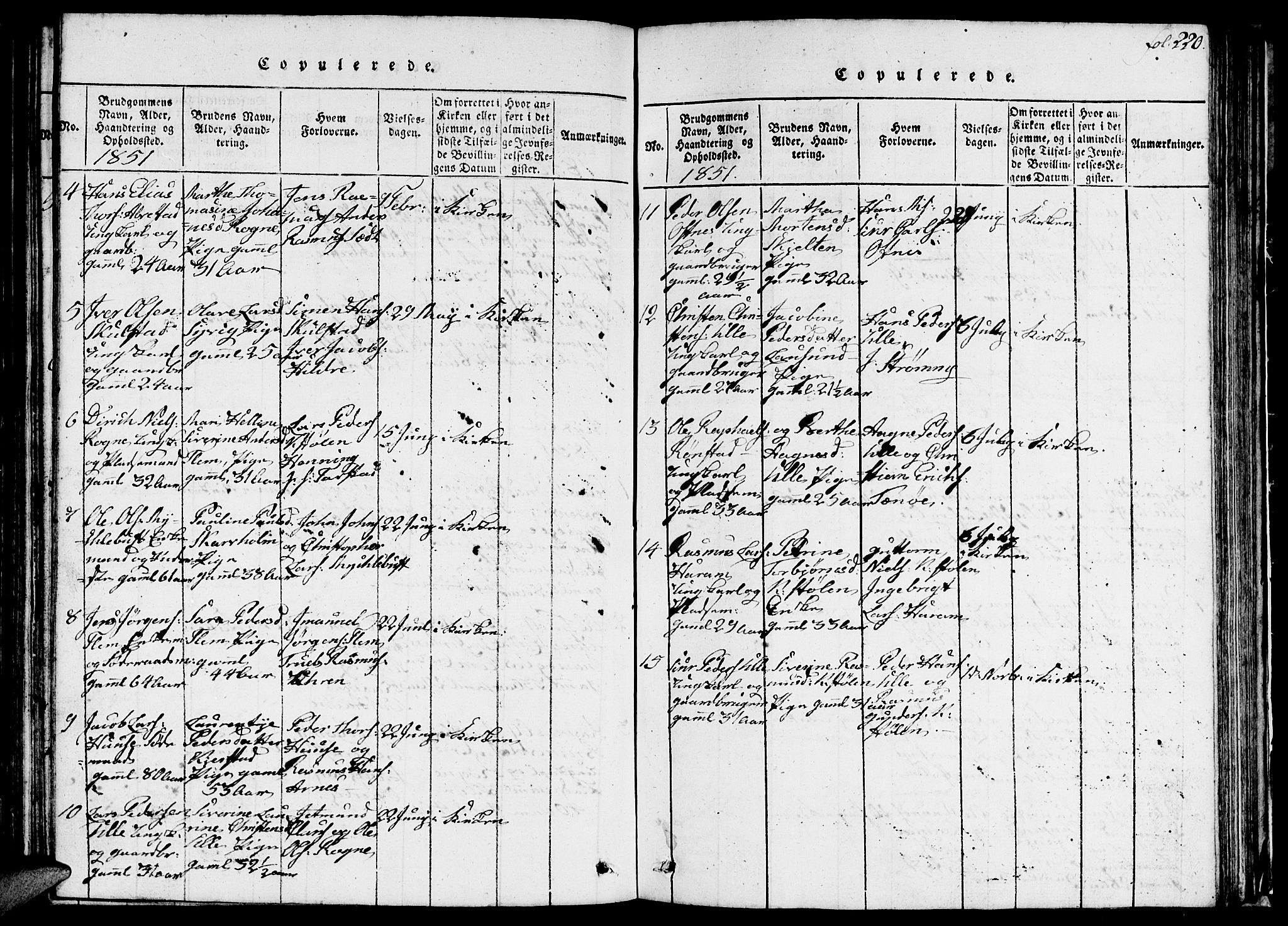 Ministerialprotokoller, klokkerbøker og fødselsregistre - Møre og Romsdal, AV/SAT-A-1454/536/L0506: Parish register (copy) no. 536C01, 1818-1859, p. 220