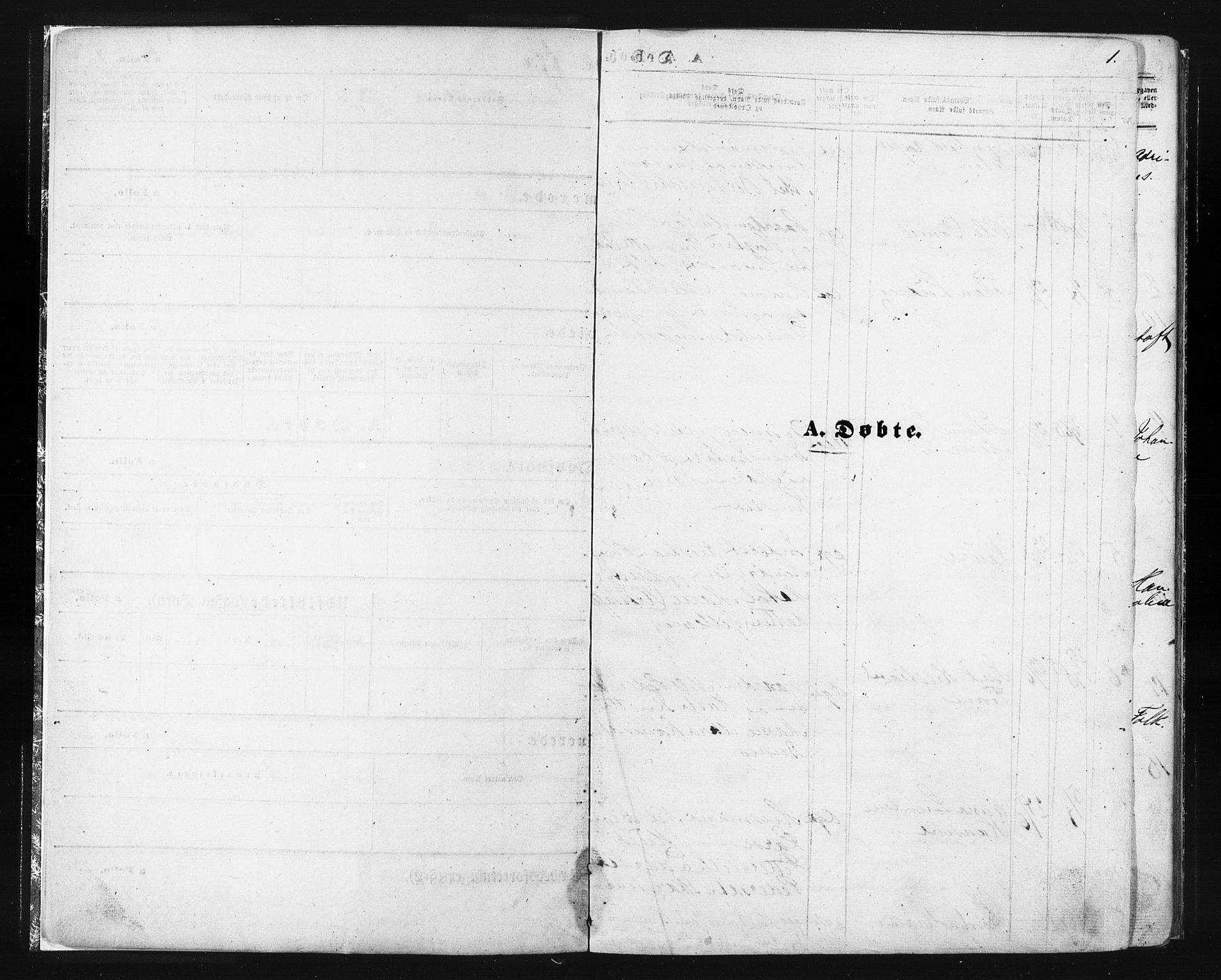 Sand/Bjarkøy sokneprestkontor, SATØ/S-0811/I/Ia/Iab/L0001klokker: Parish register (copy) no. 1, 1866-1877, p. 1