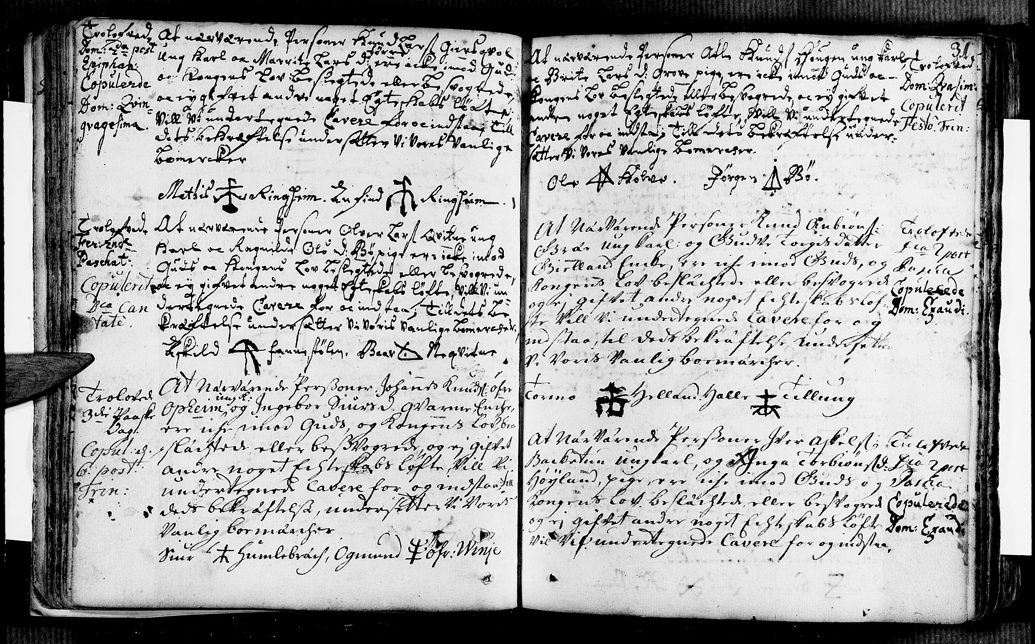 Voss sokneprestembete, AV/SAB-A-79001/H/Haa: Parish register (official) no. A 2, 1709-1730, p. 31