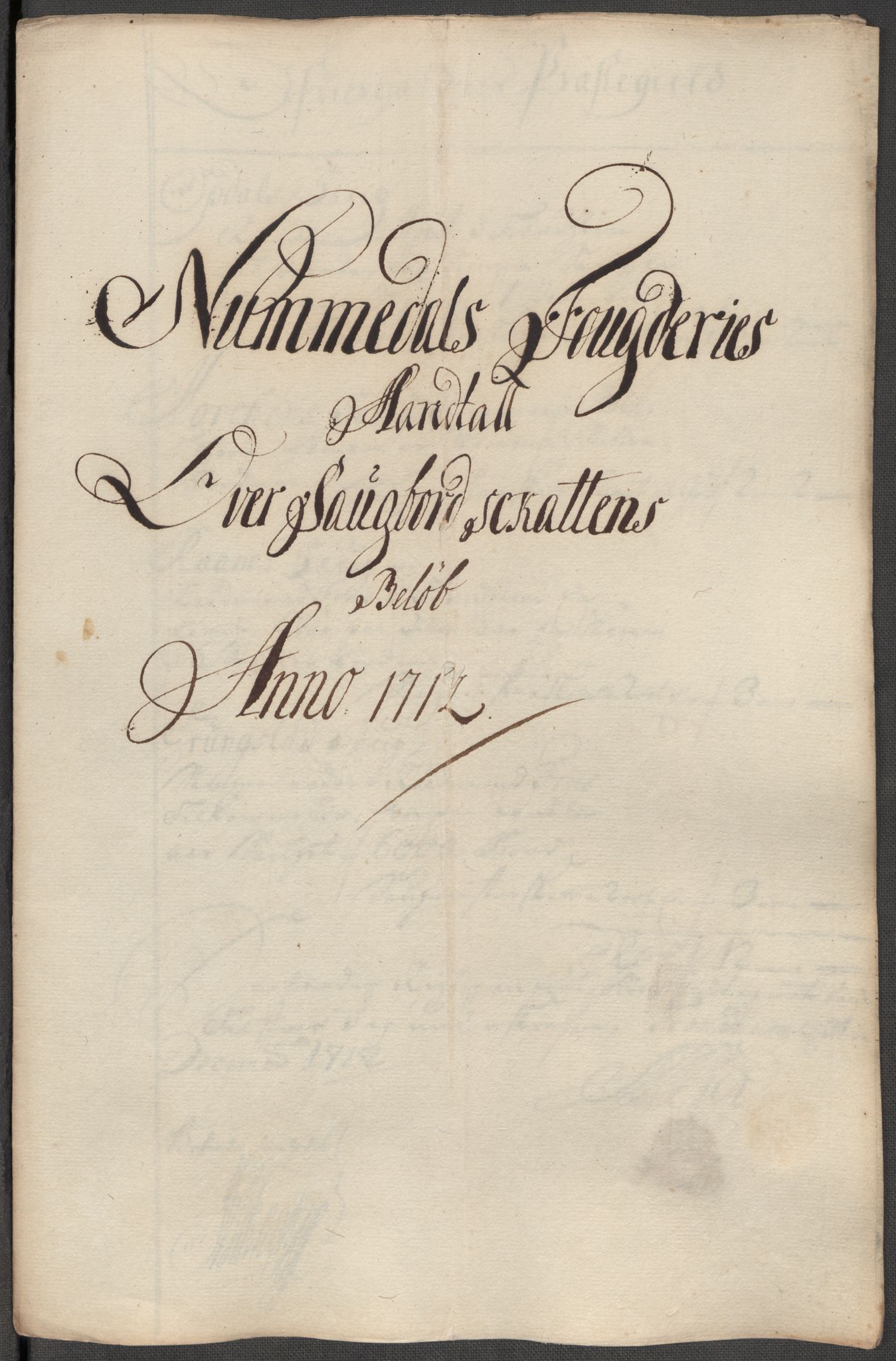 Rentekammeret inntil 1814, Reviderte regnskaper, Fogderegnskap, AV/RA-EA-4092/R64/L4433: Fogderegnskap Namdal, 1712, p. 114