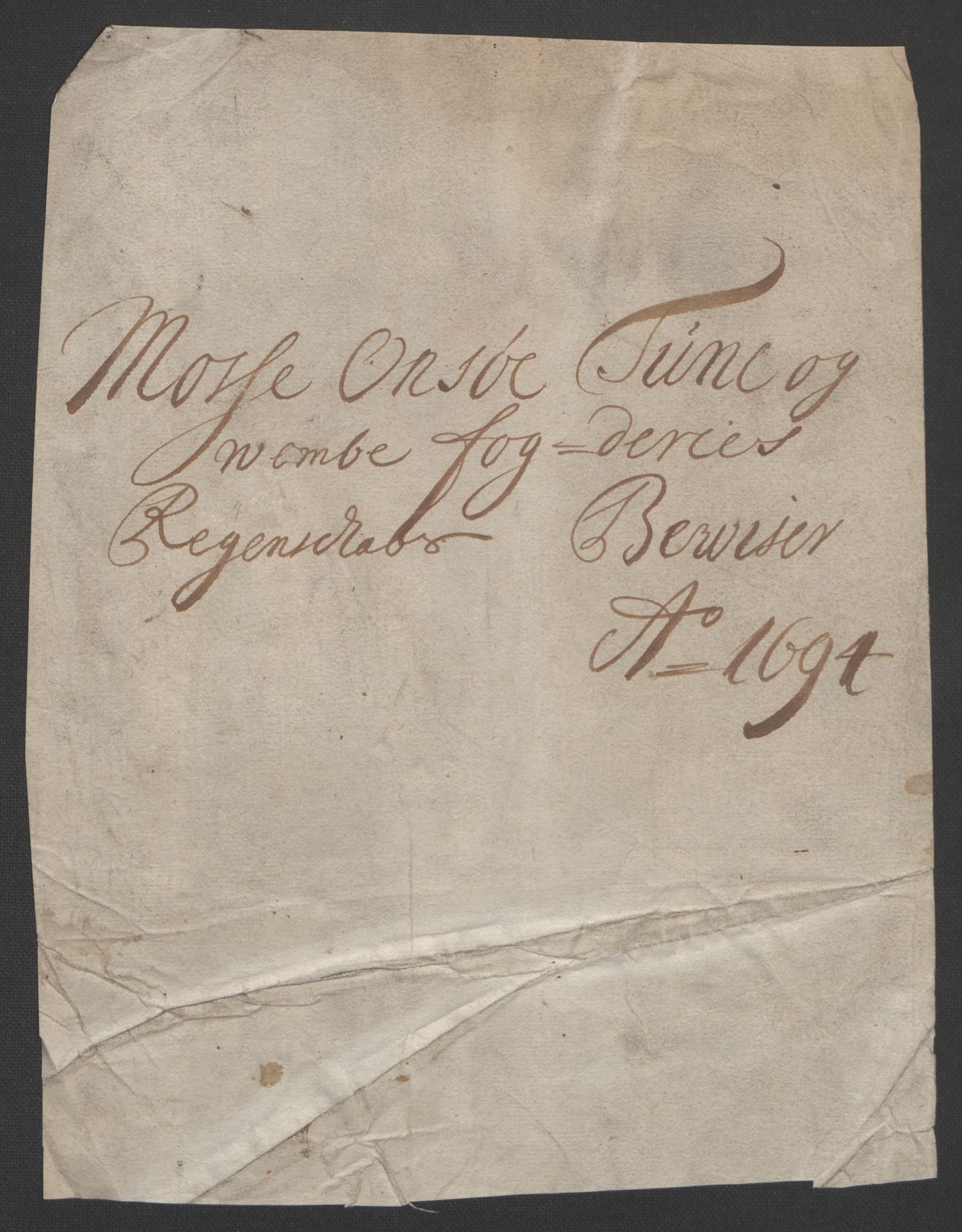 Rentekammeret inntil 1814, Reviderte regnskaper, Fogderegnskap, AV/RA-EA-4092/R03/L0121: Fogderegnskap Onsøy, Tune, Veme og Åbygge fogderi, 1694, p. 26