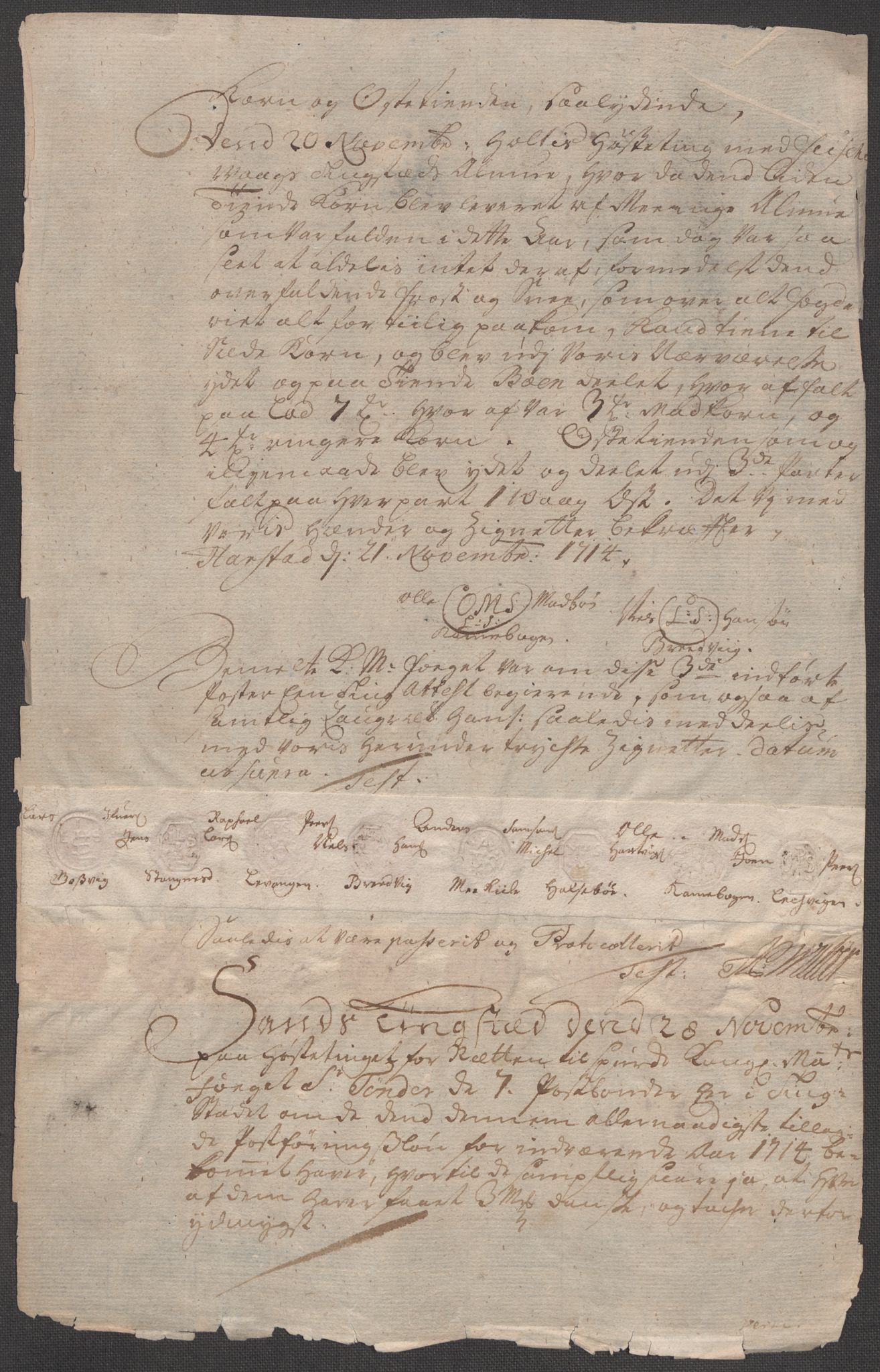 Rentekammeret inntil 1814, Reviderte regnskaper, Fogderegnskap, RA/EA-4092/R68/L4760: Fogderegnskap Senja og Troms, 1714, p. 219