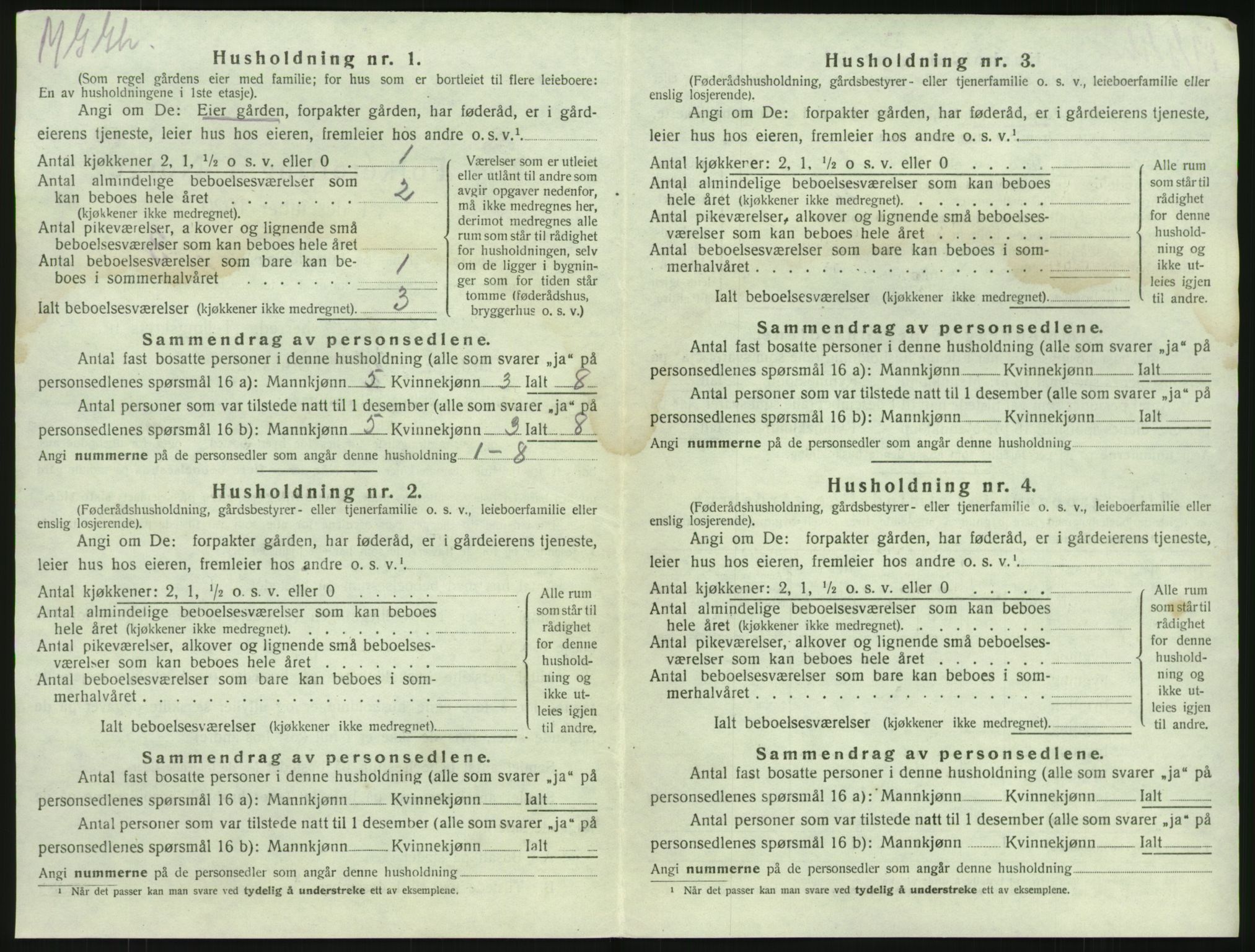 SAKO, 1920 census for Brunlanes, 1920, p. 726