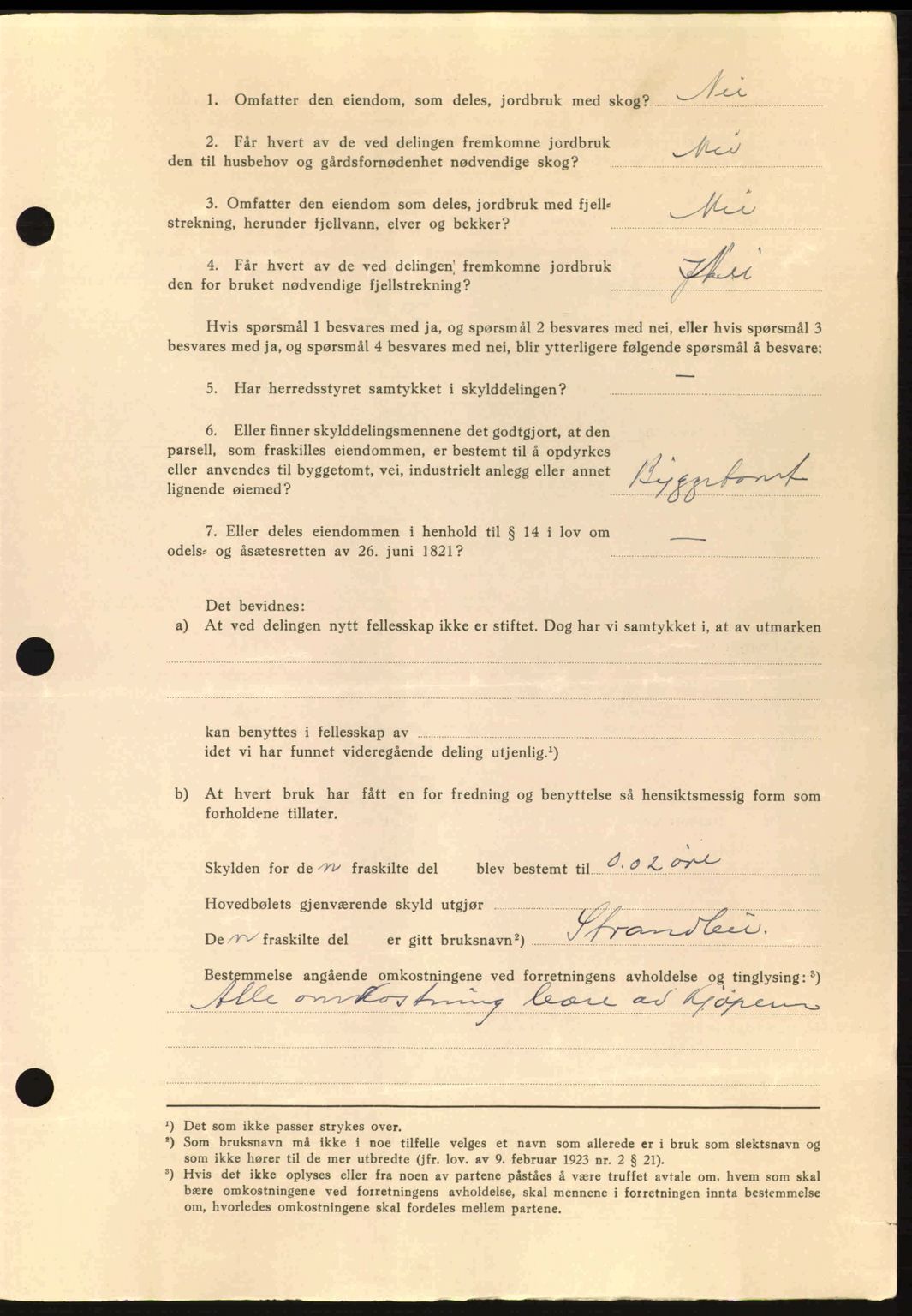 Romsdal sorenskriveri, AV/SAT-A-4149/1/2/2C: Mortgage book no. A14, 1943-1943, Diary no: : 1351/1943