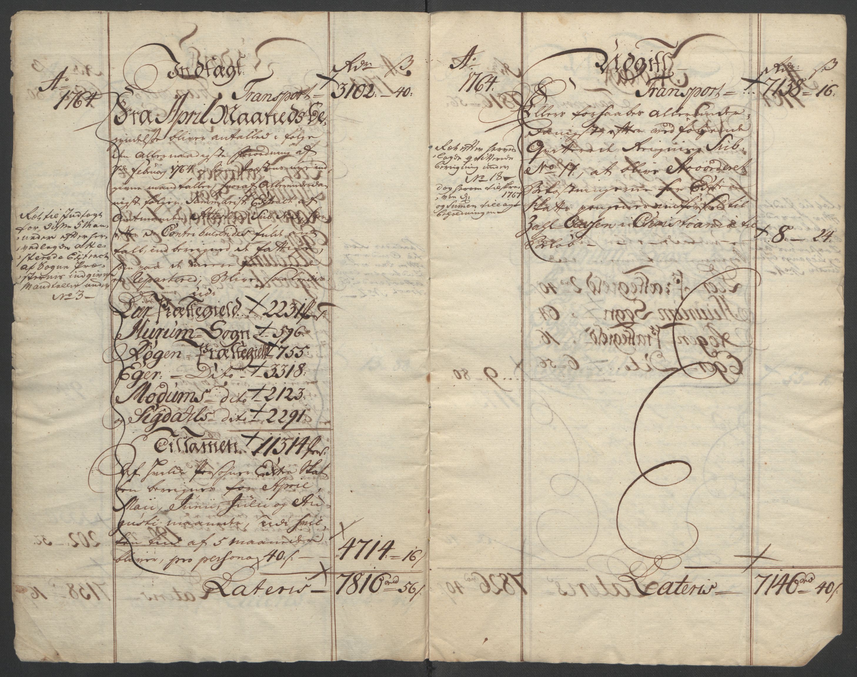 Rentekammeret inntil 1814, Reviderte regnskaper, Fogderegnskap, AV/RA-EA-4092/R31/L1833: Ekstraskatten Hurum, Røyken, Eiker, Lier og Buskerud, 1762-1764, p. 151