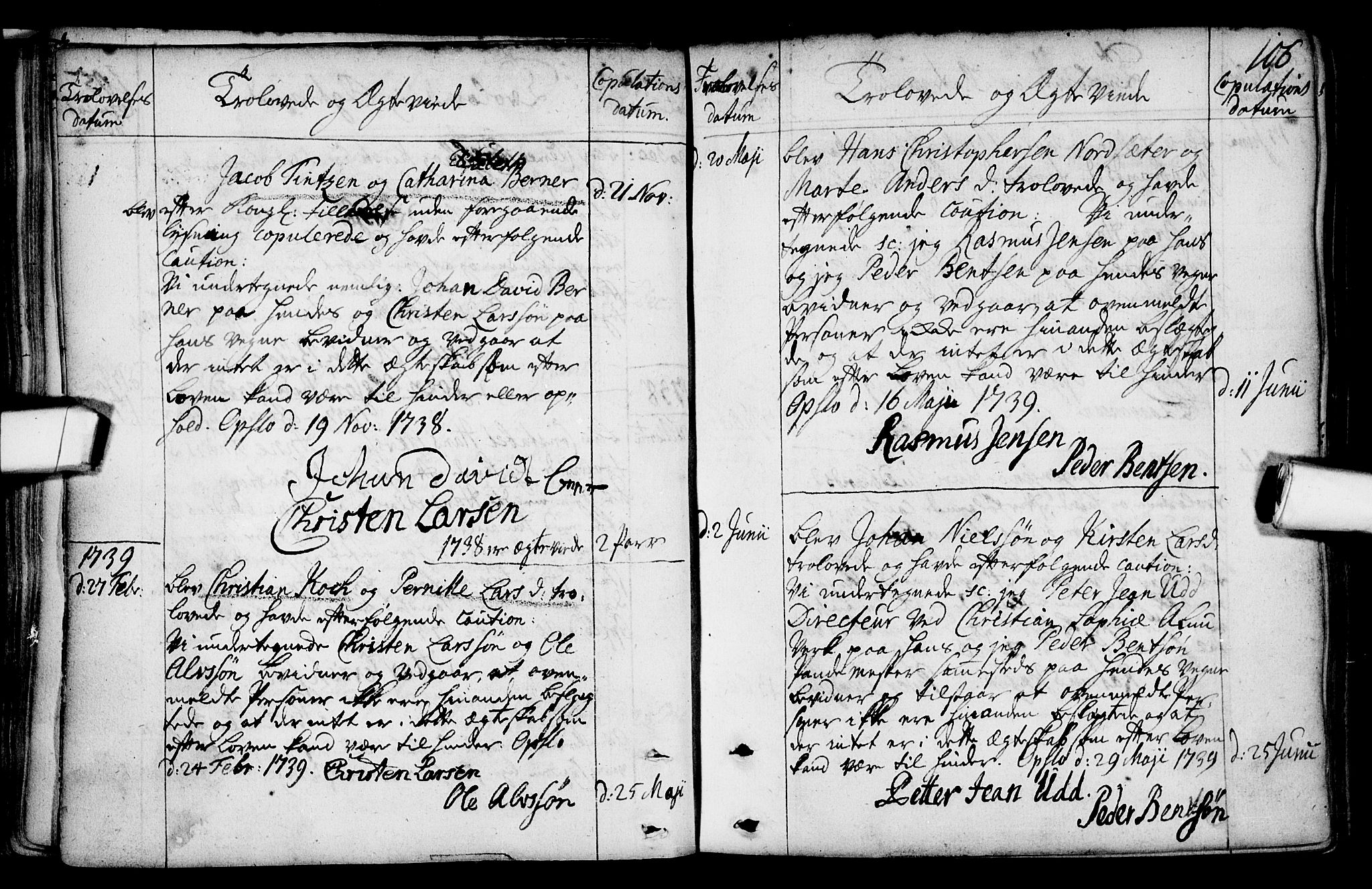 Gamlebyen prestekontor Kirkebøker, SAO/A-10884/F/Fa/L0001: Parish register (official) no. 1, 1734-1818, p. 106