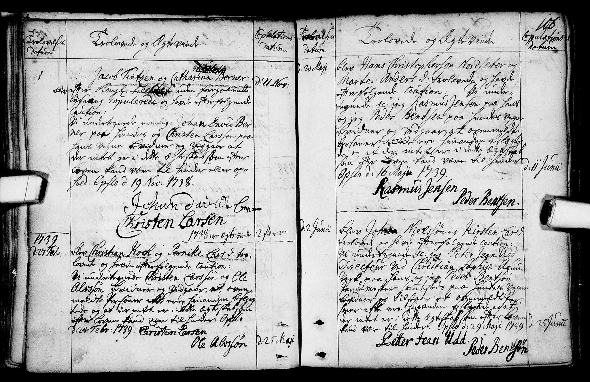 Gamlebyen prestekontor Kirkebøker, AV/SAO-A-10884/F/Fa/L0001: Parish register (official) no. 1, 1734-1818, p. 106