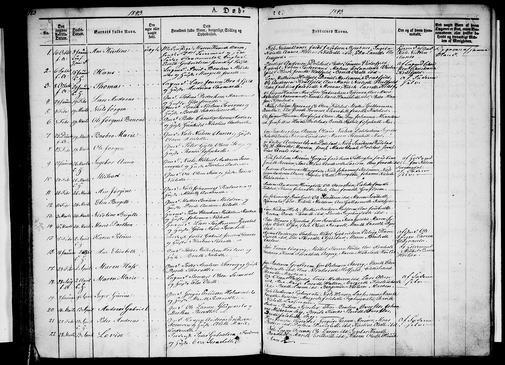 Ministerialprotokoller, klokkerbøker og fødselsregistre - Nordland, AV/SAT-A-1459/820/L0289: Parish register (official) no. 820A10, 1826-1845, p. 123