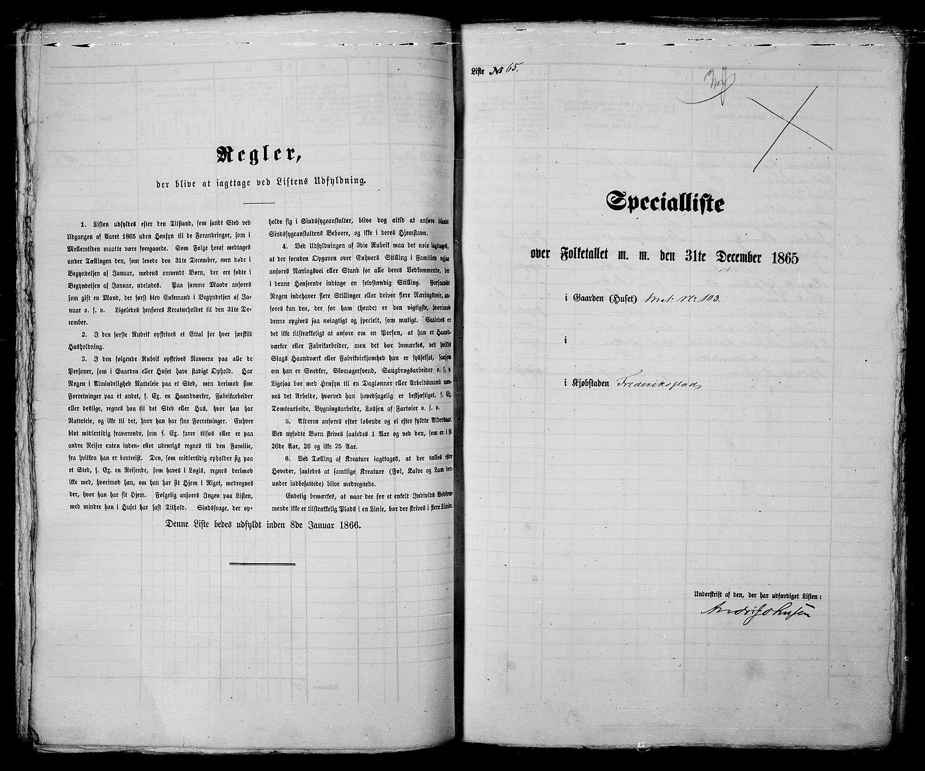 RA, 1865 census for Fredrikstad/Fredrikstad, 1865, p. 149