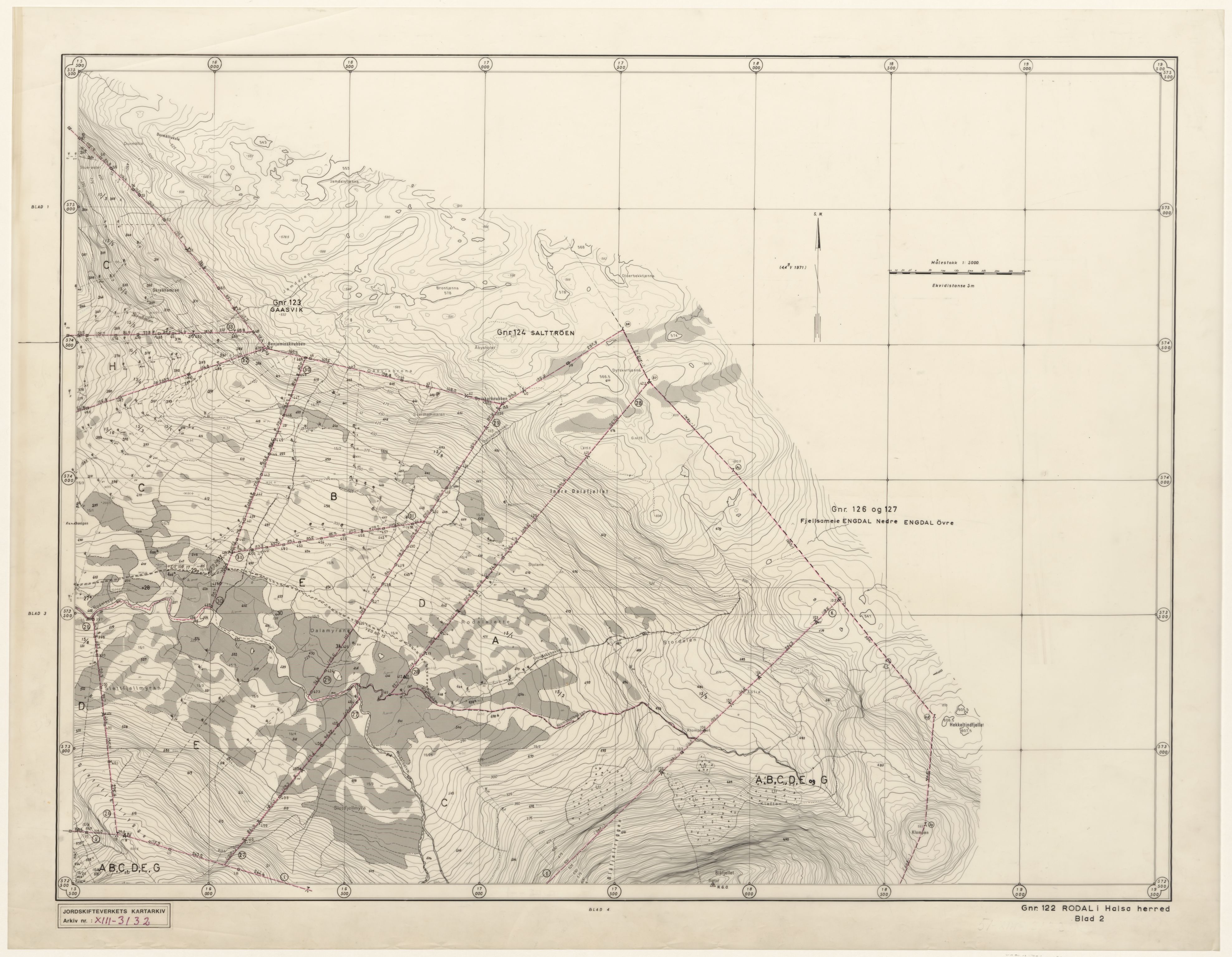 Jordskifteverkets kartarkiv, RA/S-3929/T, 1859-1988, p. 3958