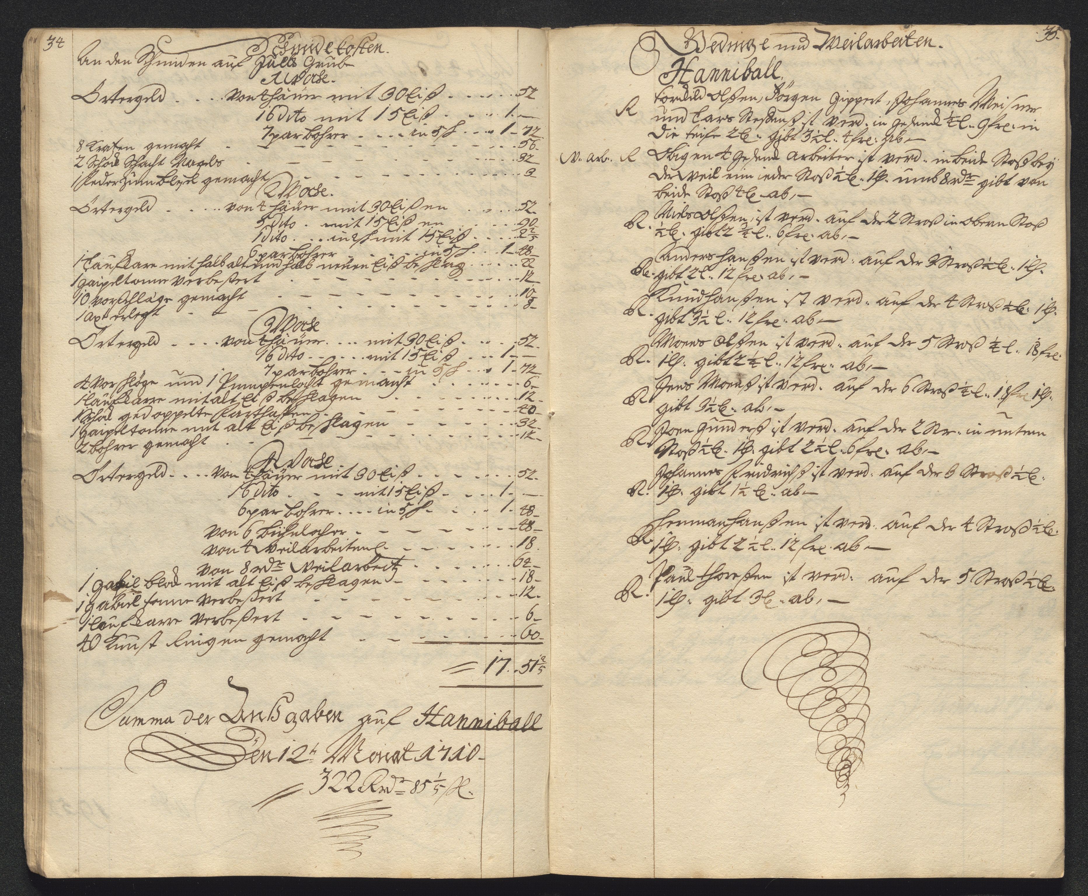 Kongsberg Sølvverk 1623-1816, AV/SAKO-EA-3135/001/D/Dc/Dcd/L0099: Utgiftsregnskap for gruver m.m., 1710, p. 551