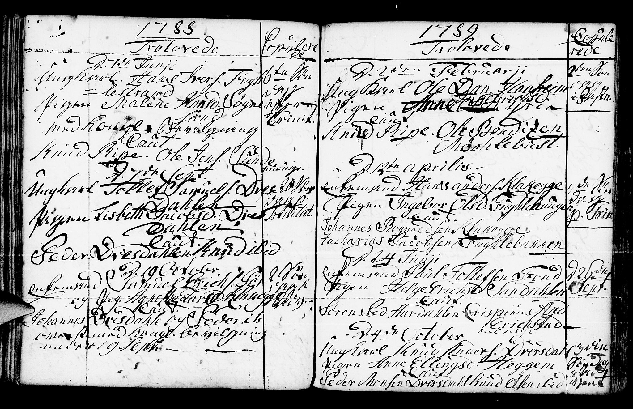 Jølster sokneprestembete, SAB/A-80701/H/Haa/Haaa/L0004: Parish register (official) no. A 4, 1749-1789, p. 182
