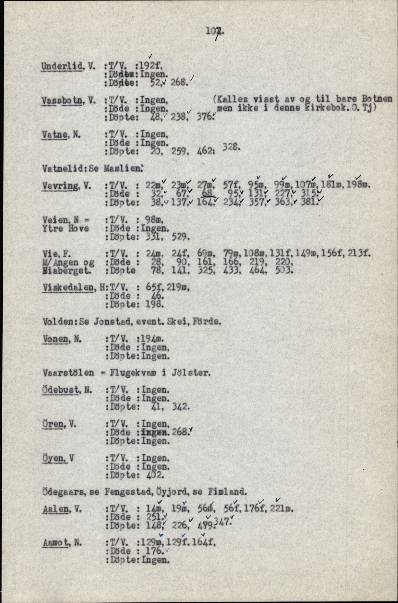 Samling av fulltekstavskrifter, SAB/FULLTEKST/B/14/0006: Førde sokneprestembete, ministerialbok nr. A 1, 1720-1727, p. 109