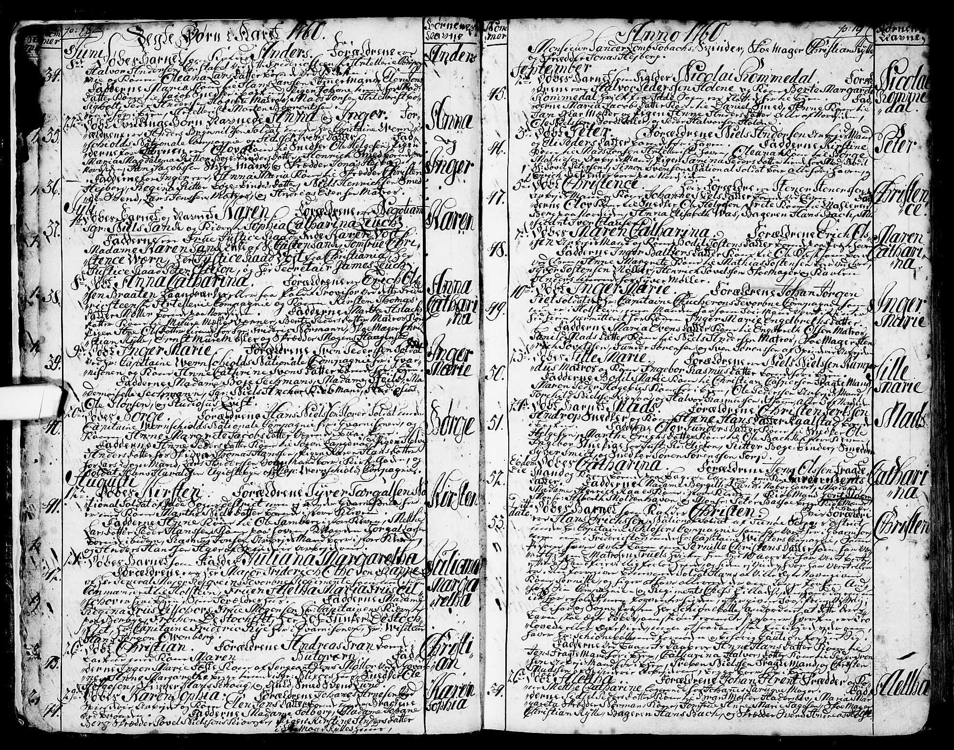 Halden prestekontor Kirkebøker, AV/SAO-A-10909/F/Fa/L0001: Parish register (official) no. I 1, 1758-1791, p. 18-19