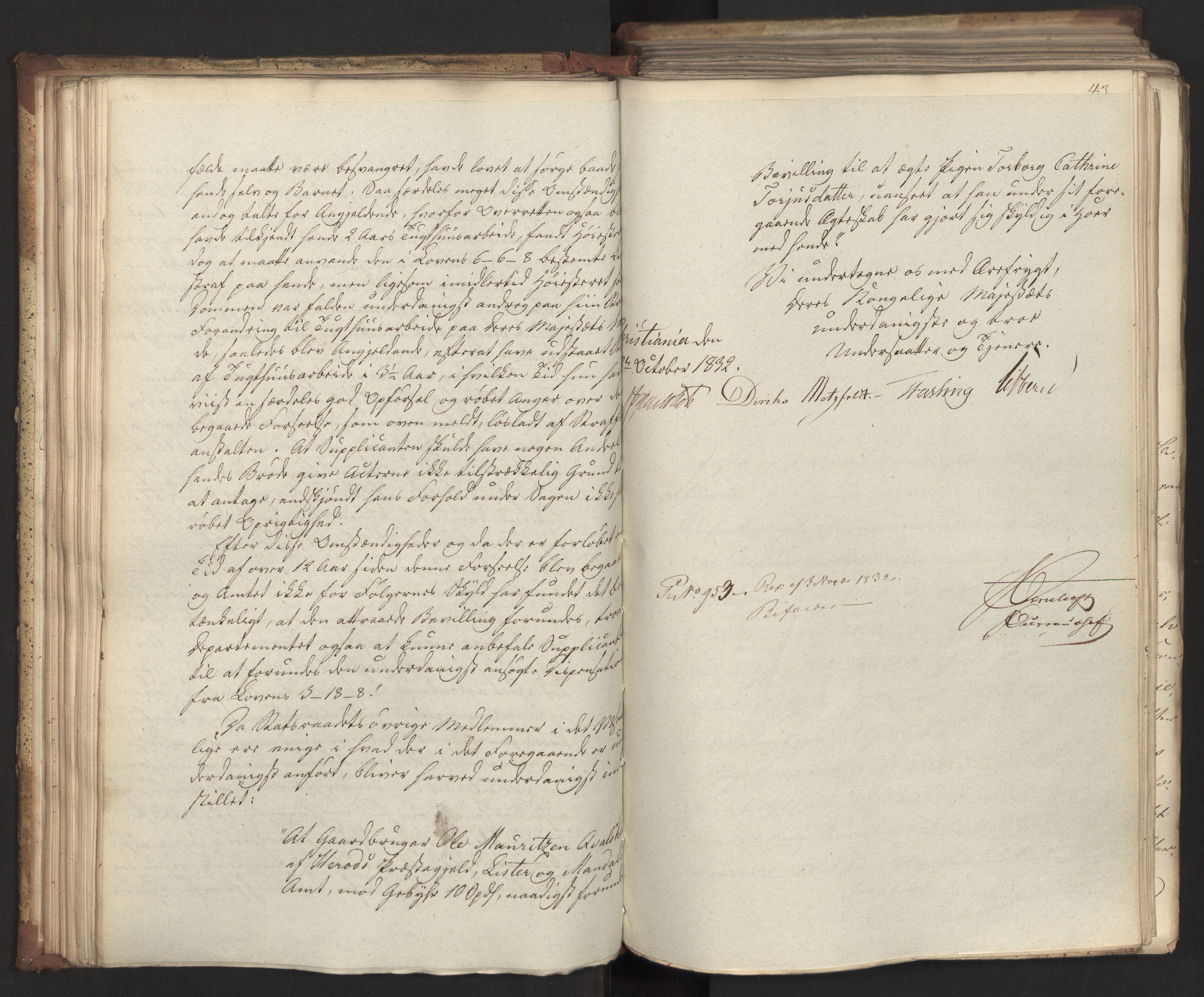 Statsrådsavdelingen i Stockholm, AV/RA-S-1003/D/Da/L0080: Regjeringsinnstillinger nr. 2550-2699, 1832, p. 90