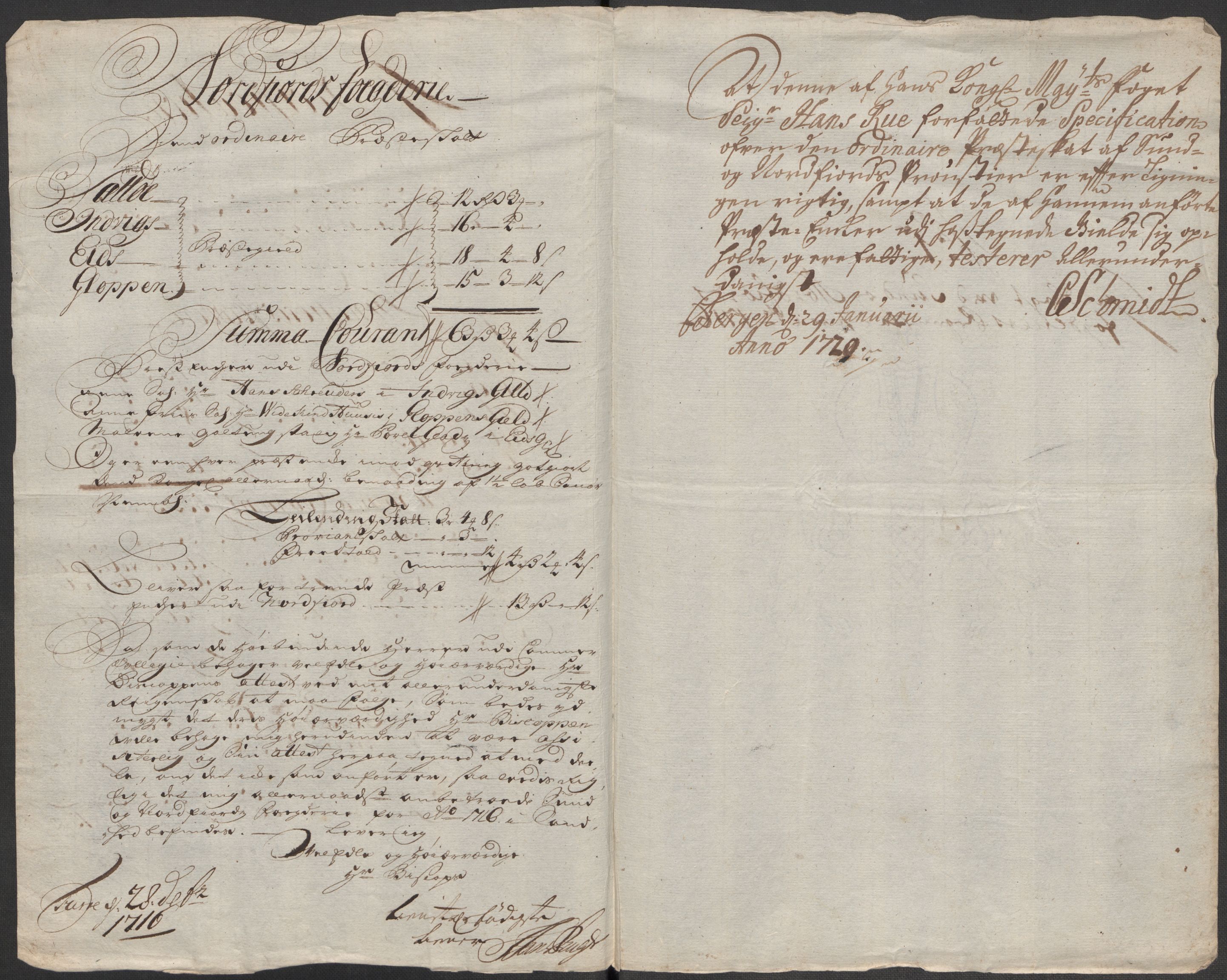 Rentekammeret inntil 1814, Reviderte regnskaper, Fogderegnskap, RA/EA-4092/R53/L3440: Fogderegnskap Sunn- og Nordfjord, 1716, p. 39