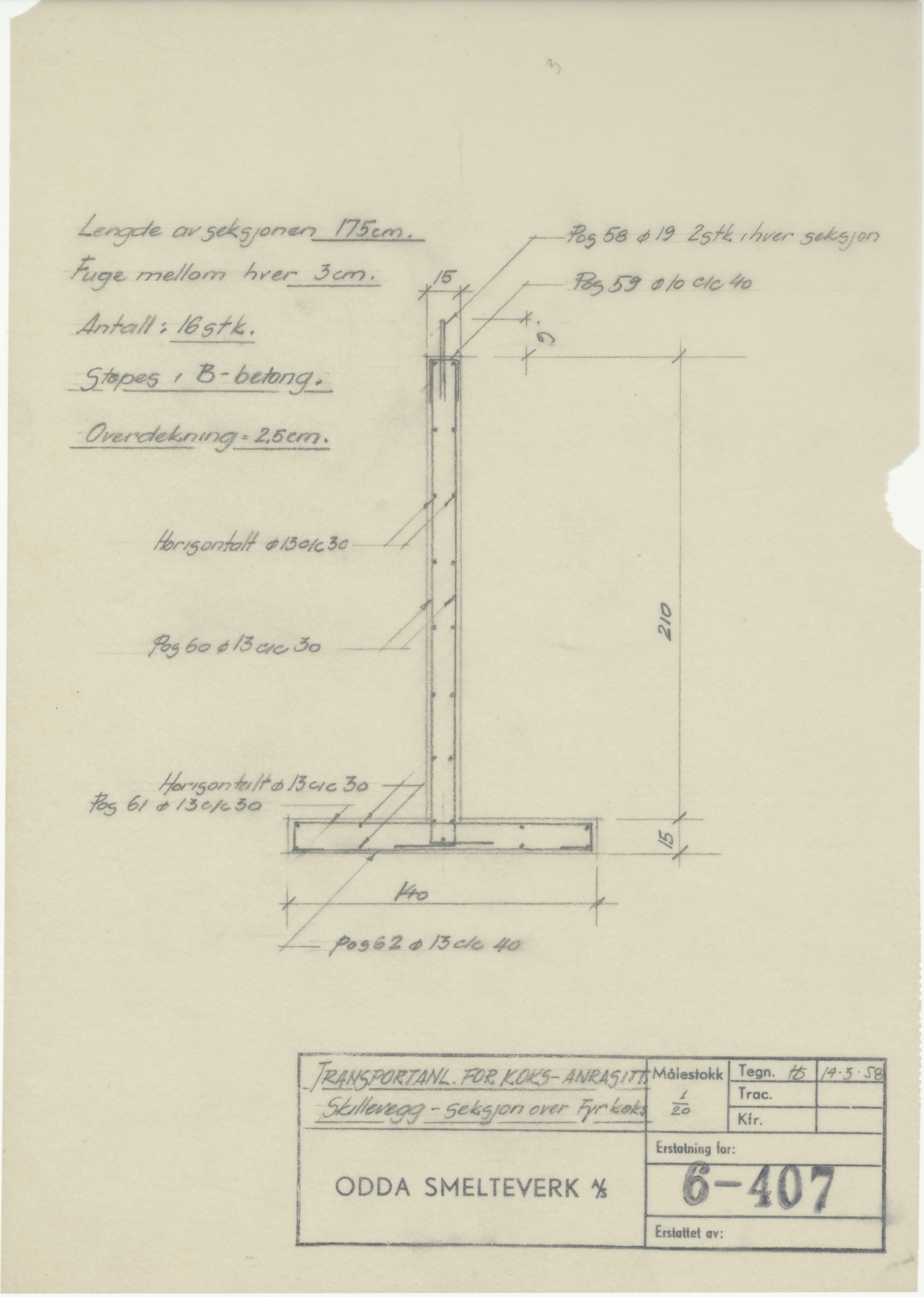 Odda smelteverk AS, KRAM/A-0157.1/T/Td/L0006: Gruppe 6. Siloer, 1940-1980, p. 81