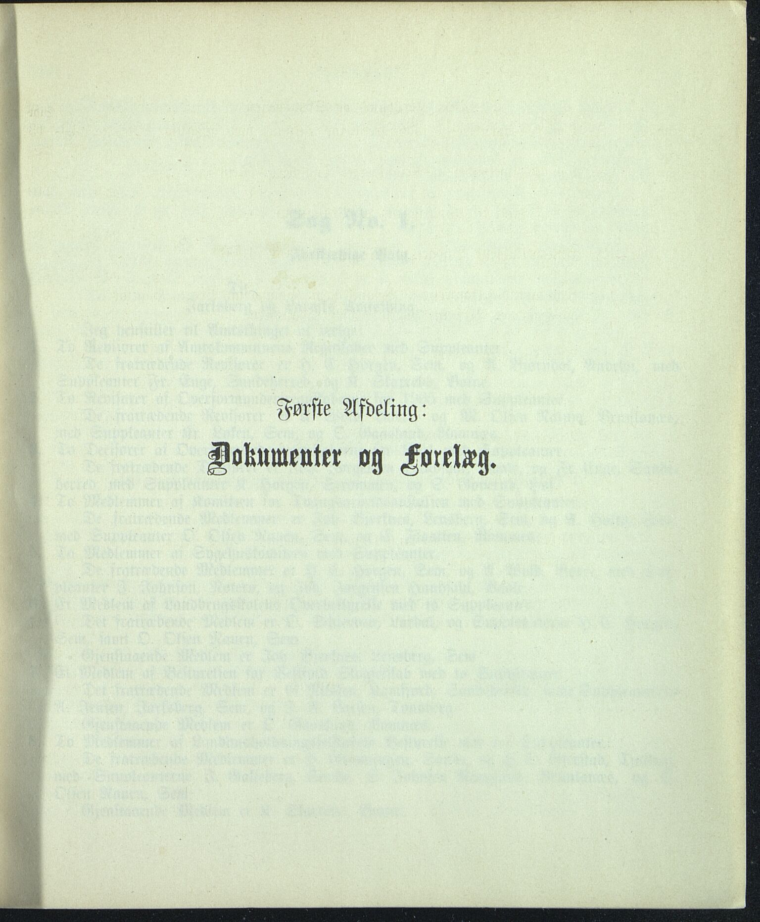 Vestfold fylkeskommune. Fylkestinget, VEMU/A-1315/A/Ab/Abb/L0052: Fylkestingsforhandlinger, 1905, p. 1