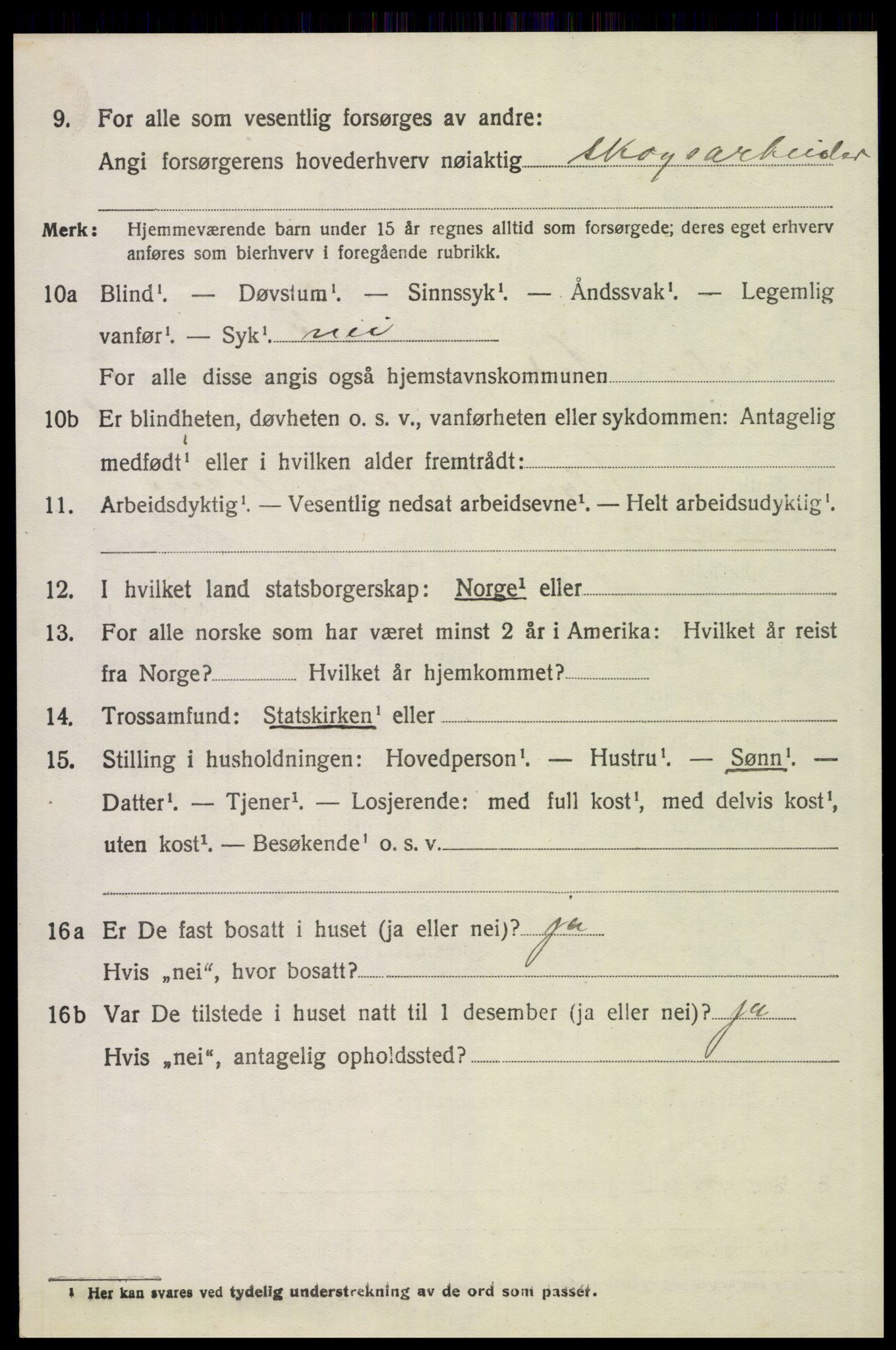 SAH, 1920 census for Våler (Hedmark), 1920, p. 4390