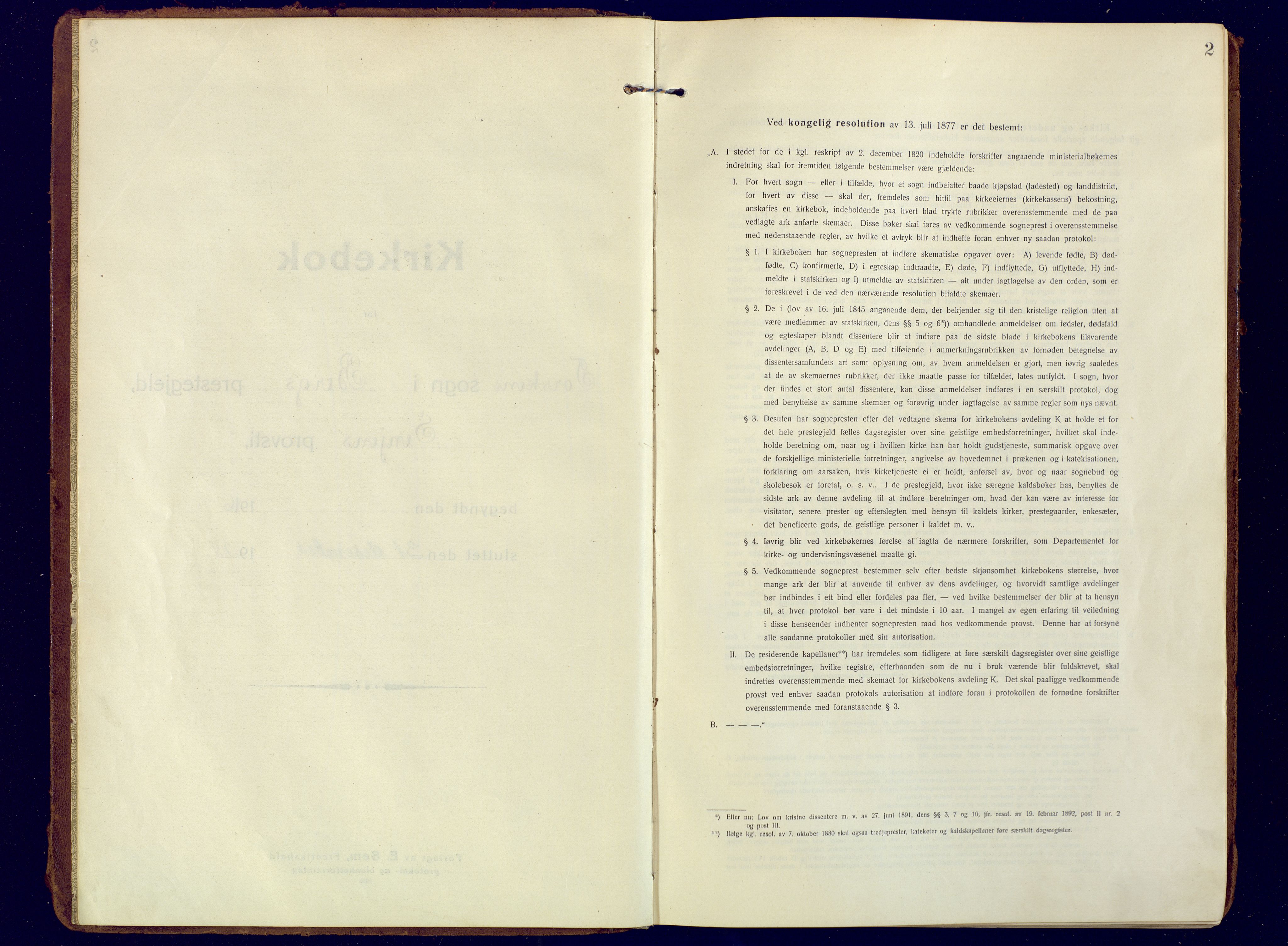 Berg sokneprestkontor, SATØ/S-1318/G/Ga/Gaa: Parish register (official) no. 10, 1916-1928, p. 2